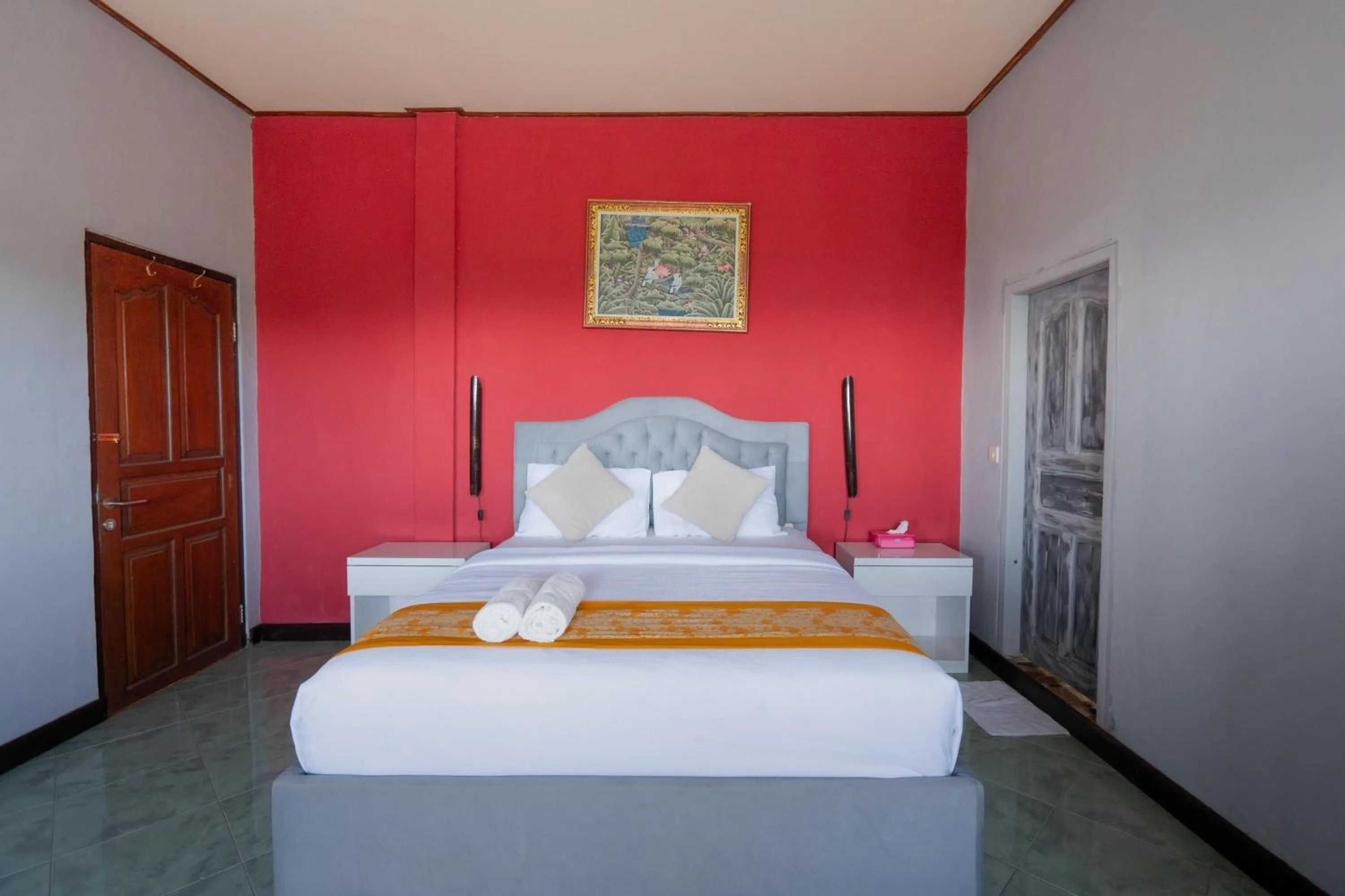 Bedroom, Bed in Mountain View House Kintamani