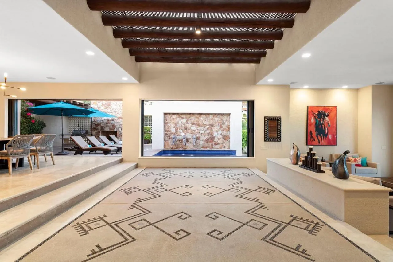 Contemporary Villa with 2 Pools, Walking Distance to Beach and Butler Included