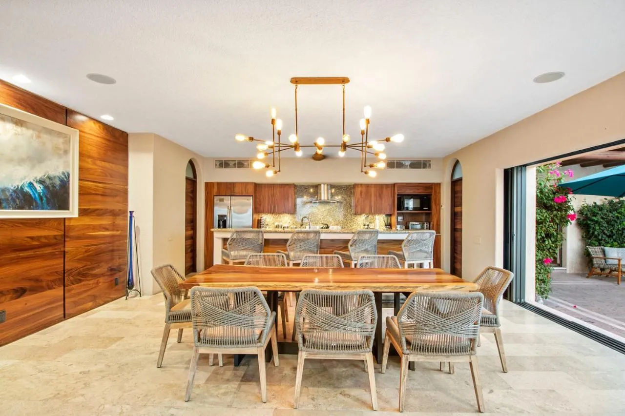 Contemporary Villa with 2 Pools, Walking Distance to Beach and Butler Included