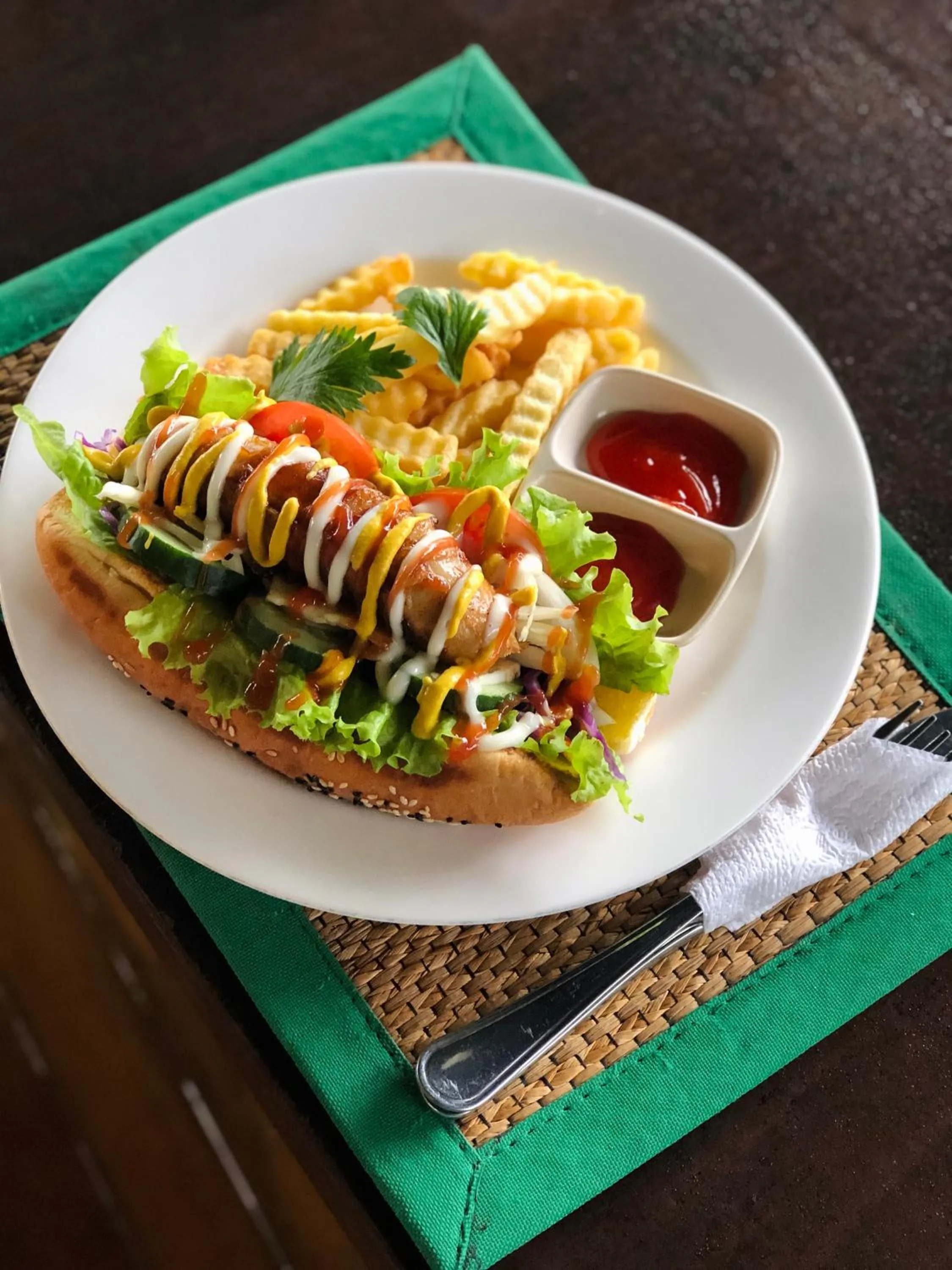 Food in Royal JJ Ubud Resort & Spa