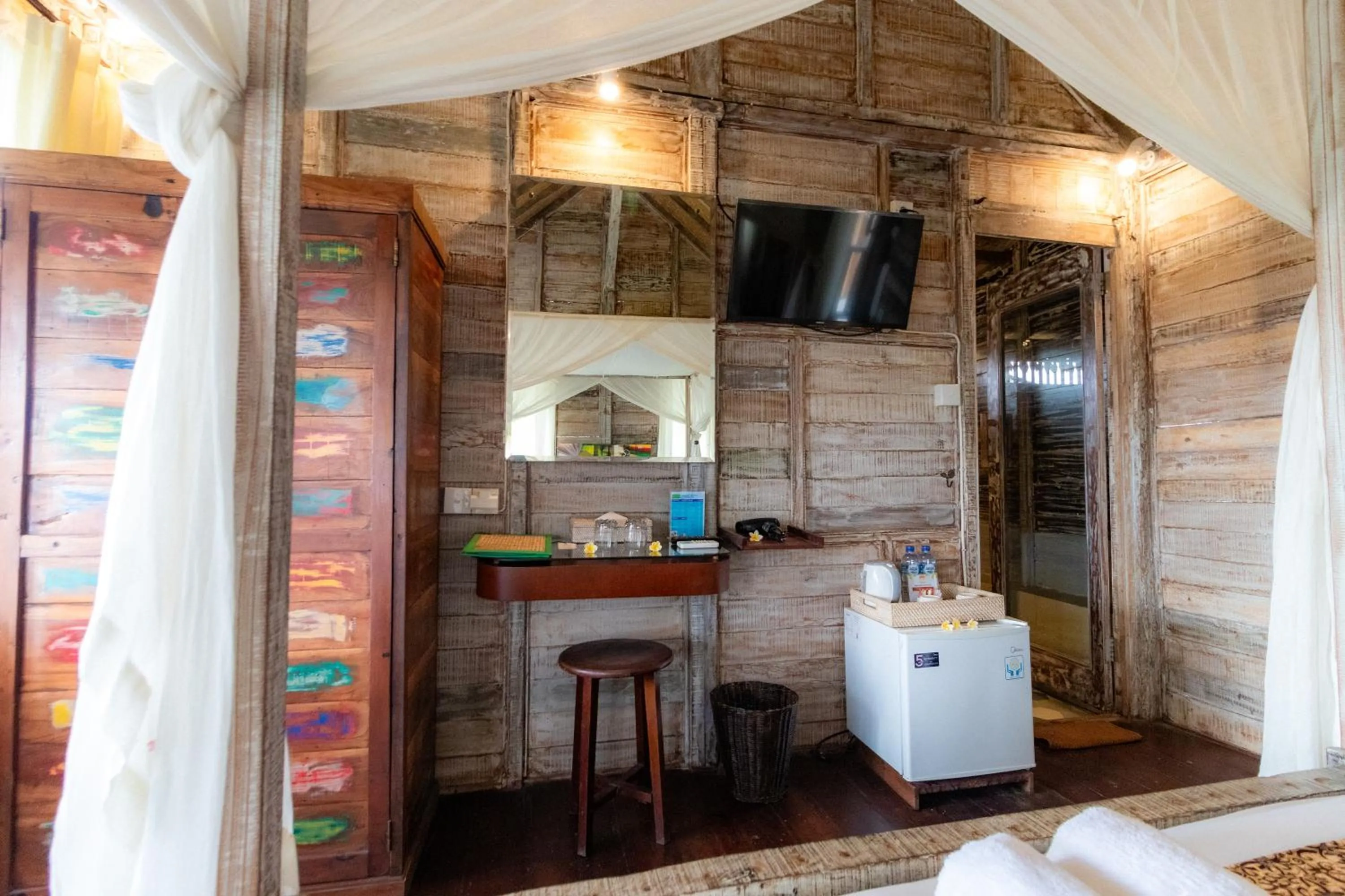 Bedroom in Royal JJ Ubud Resort & Spa