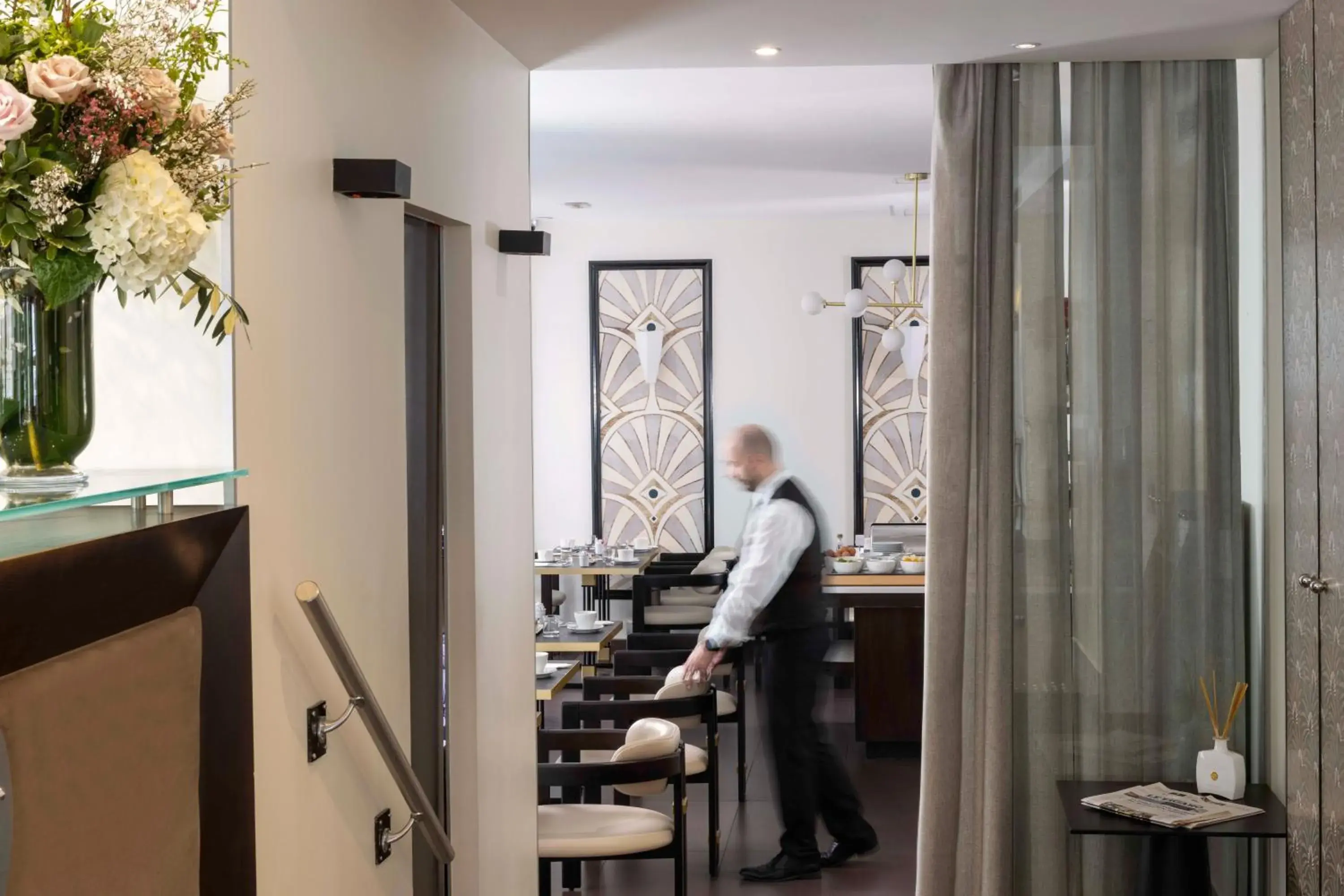 Buffet breakfast in Hotel Elysées Bassano Buffet breakfast in Hotel Elysées Bassano