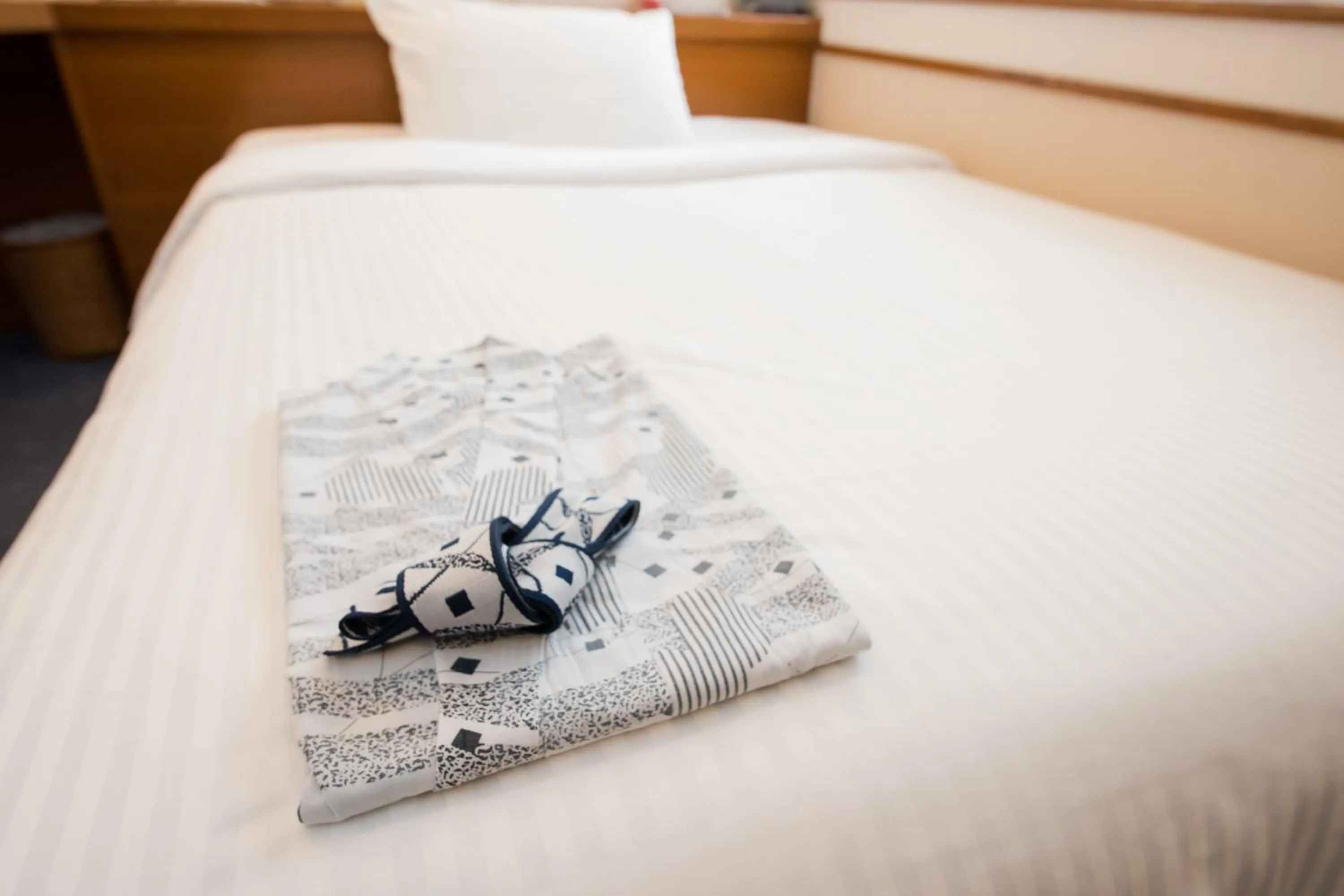 Bed in Crown Hotel Okinawa