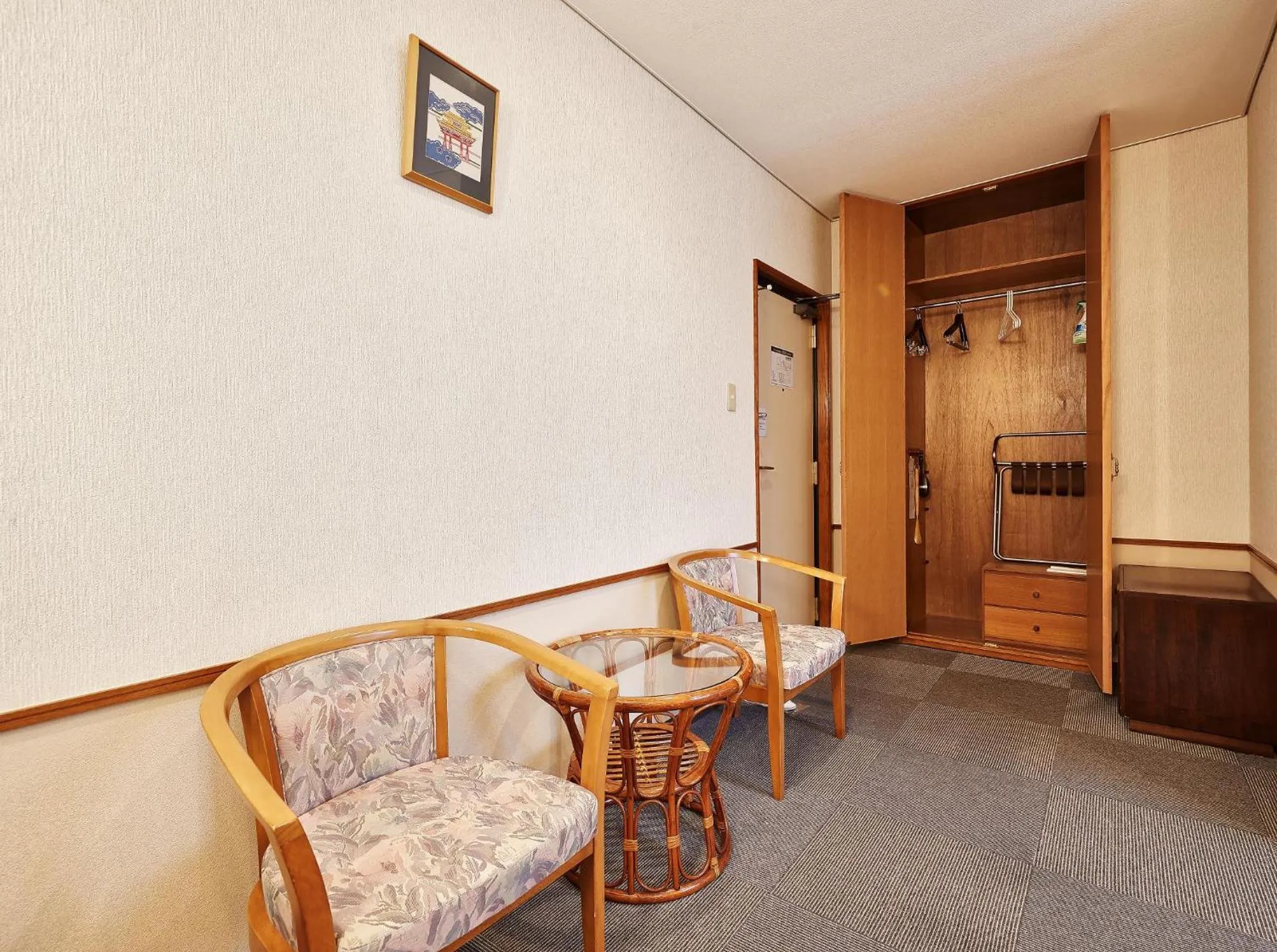 Living room in Crown Hotel Okinawa