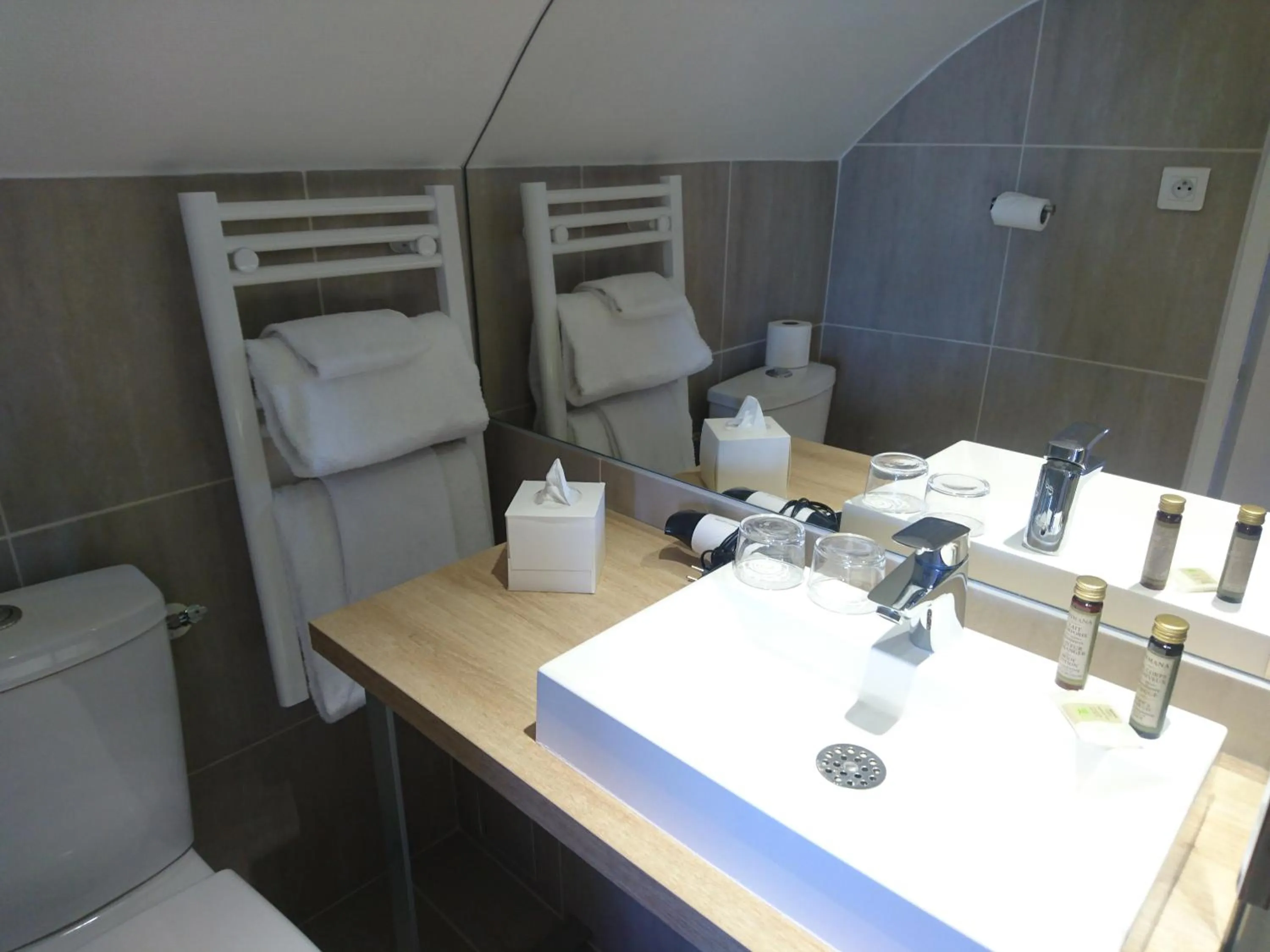 Bathroom in Logis Hotel Villa Marjane