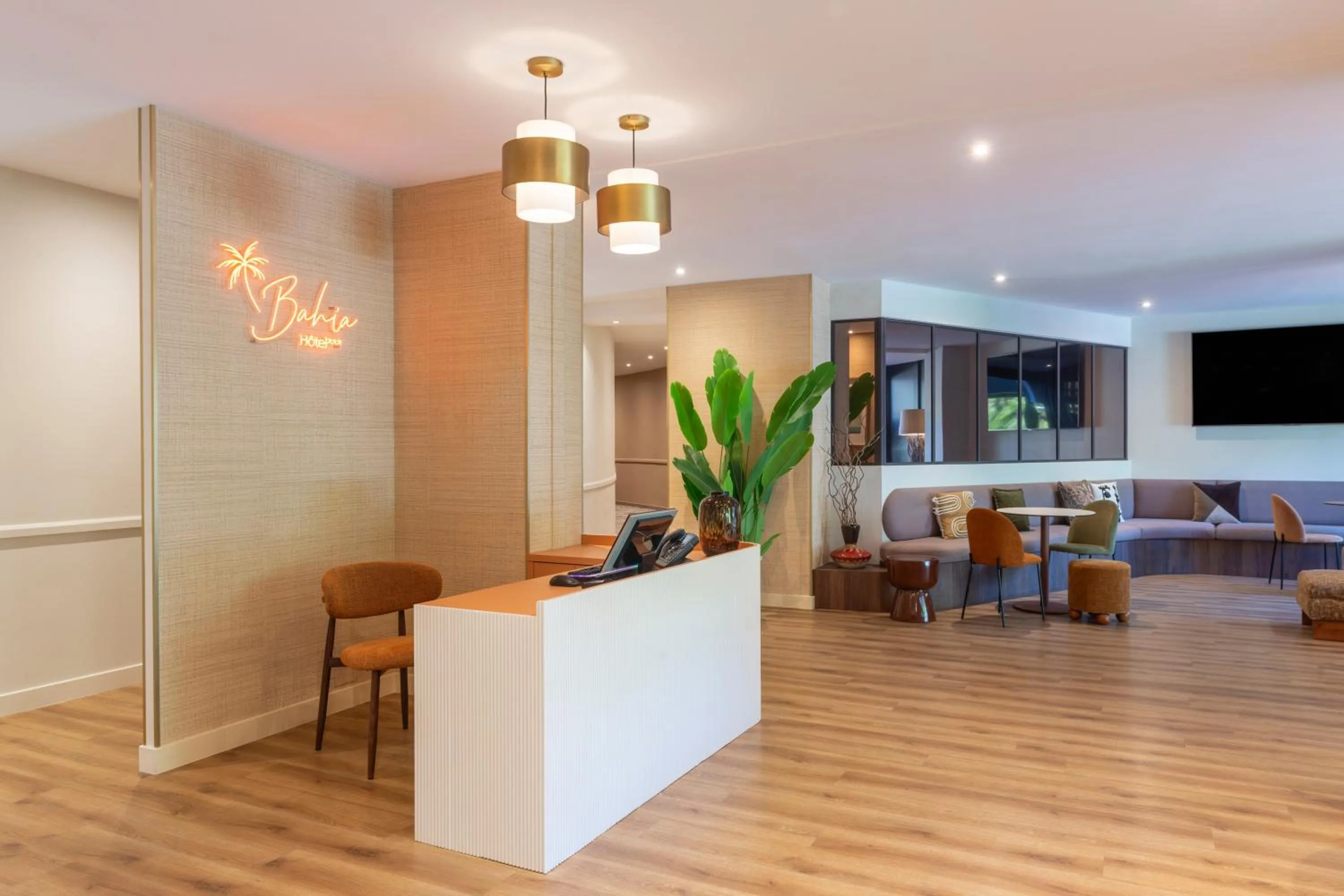 Lobby or reception in Hôtel Bahia