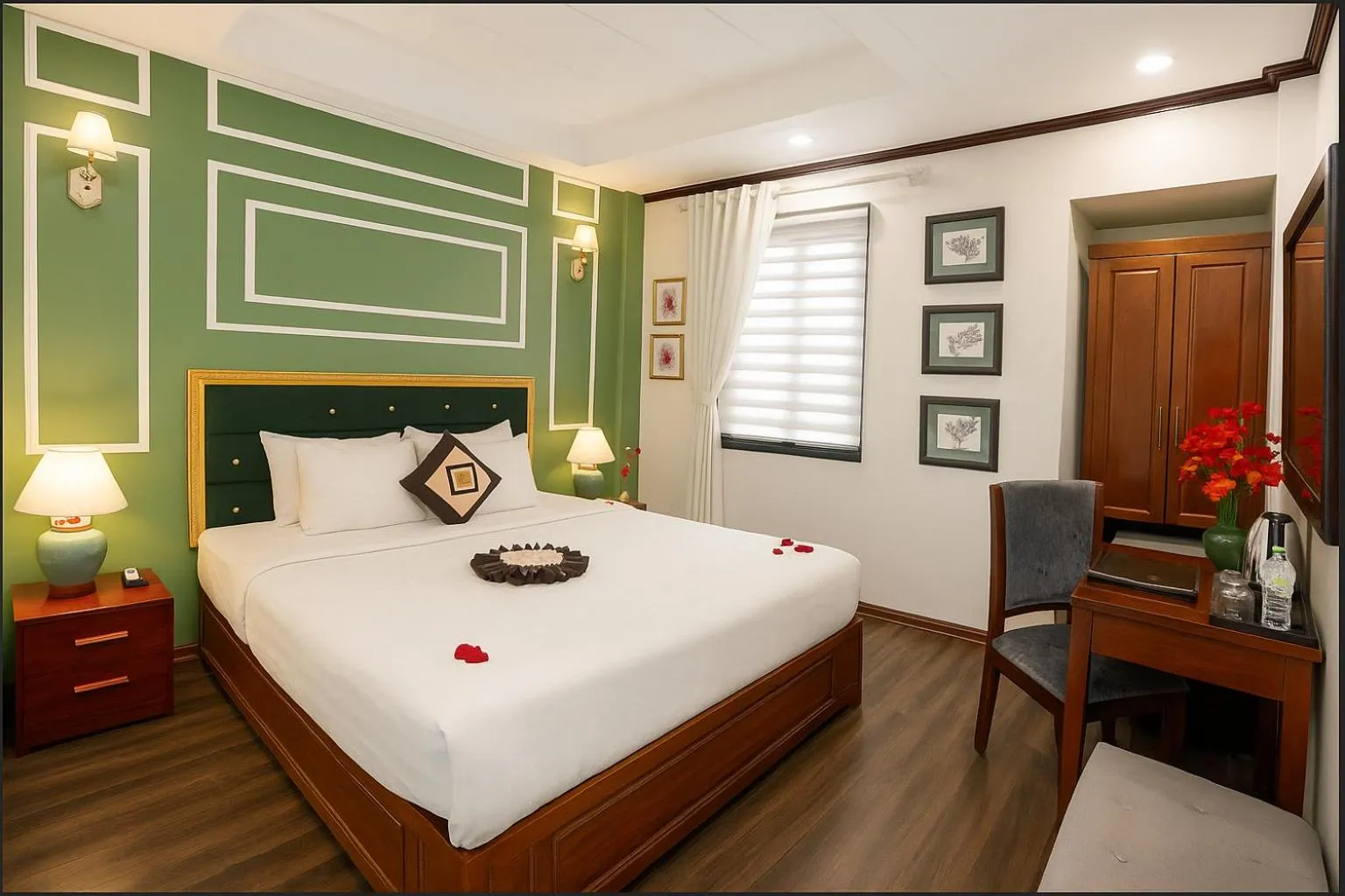 Bed in Hanoi Sena Hotel & Travel