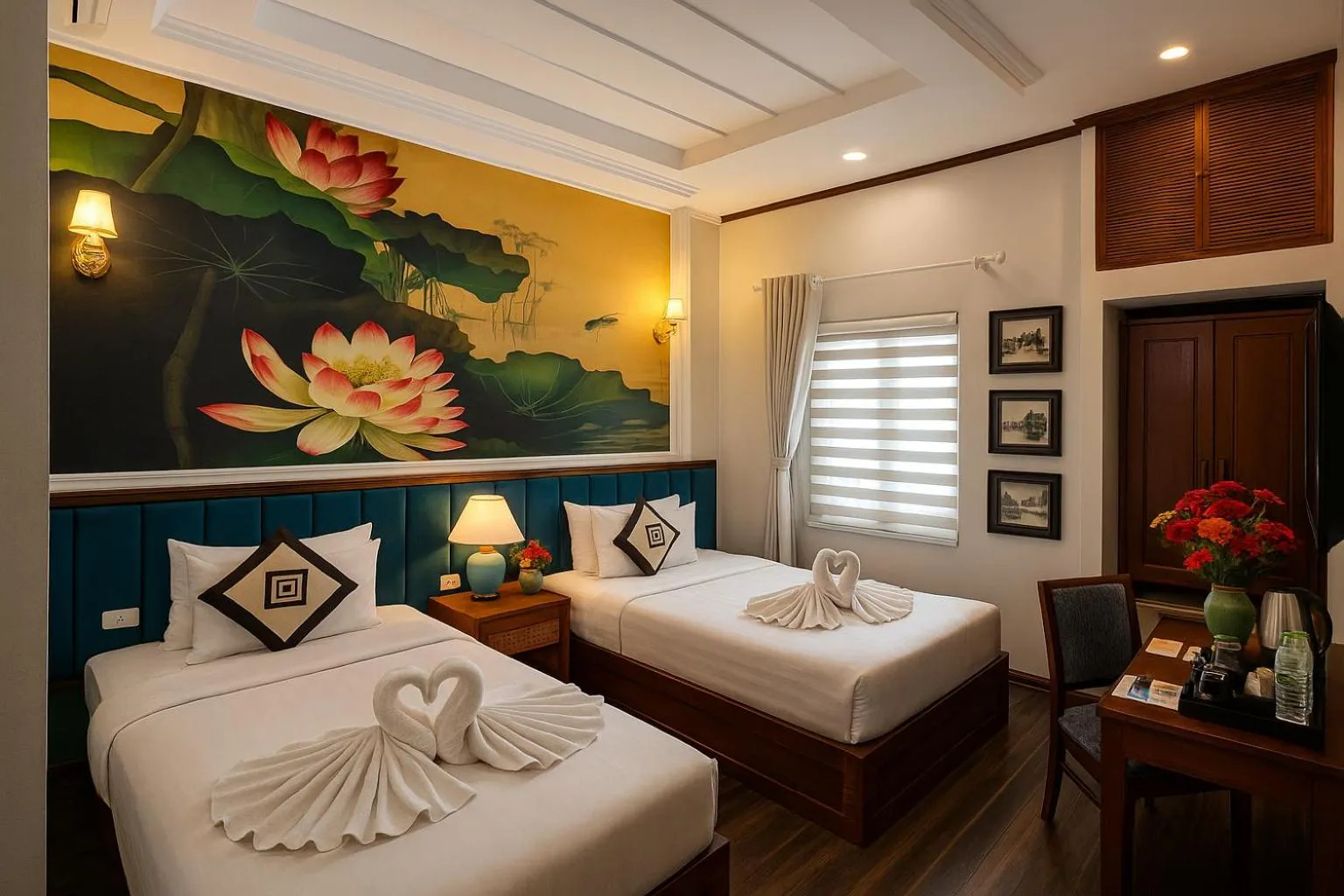 Bed in Hanoi Sena Hotel & Travel