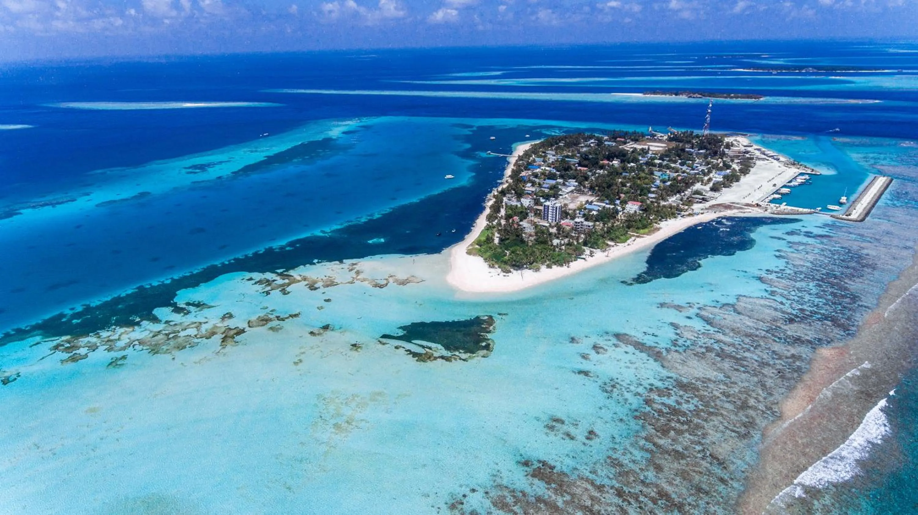 Bird's eye view in Dhangethi INN