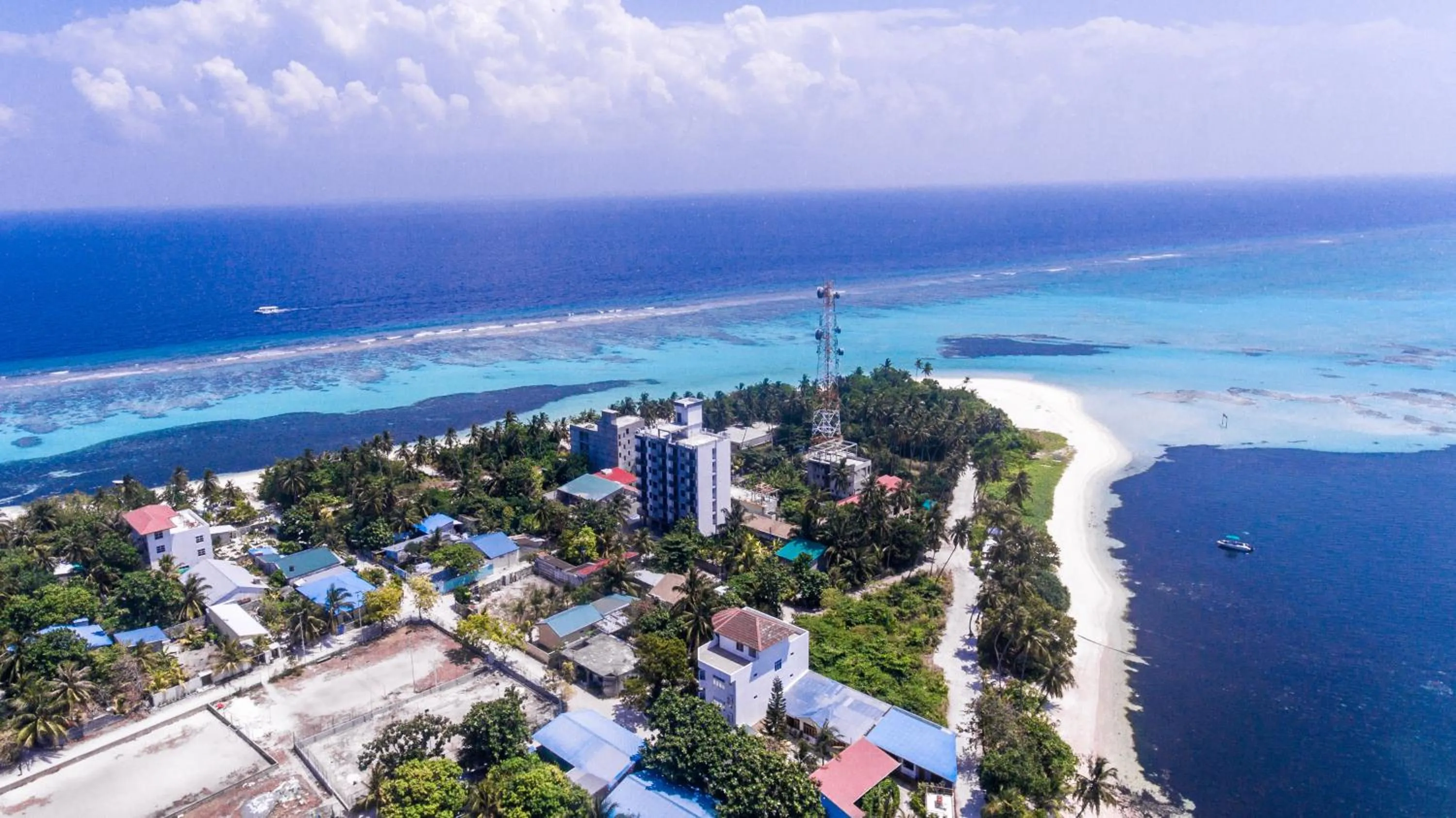 Bird's eye view in Dhangethi INN