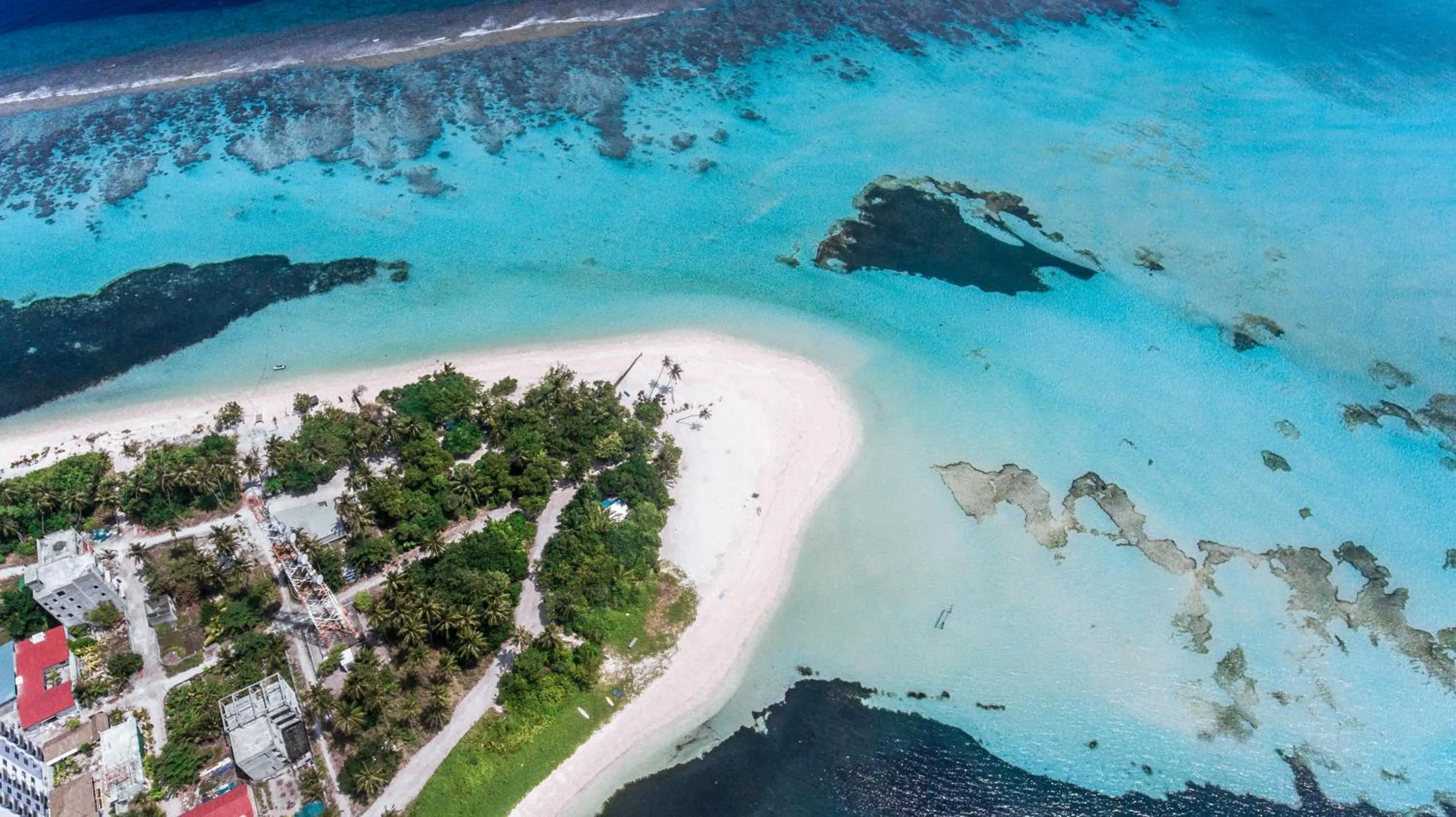 Bird's eye view in Dhangethi INN