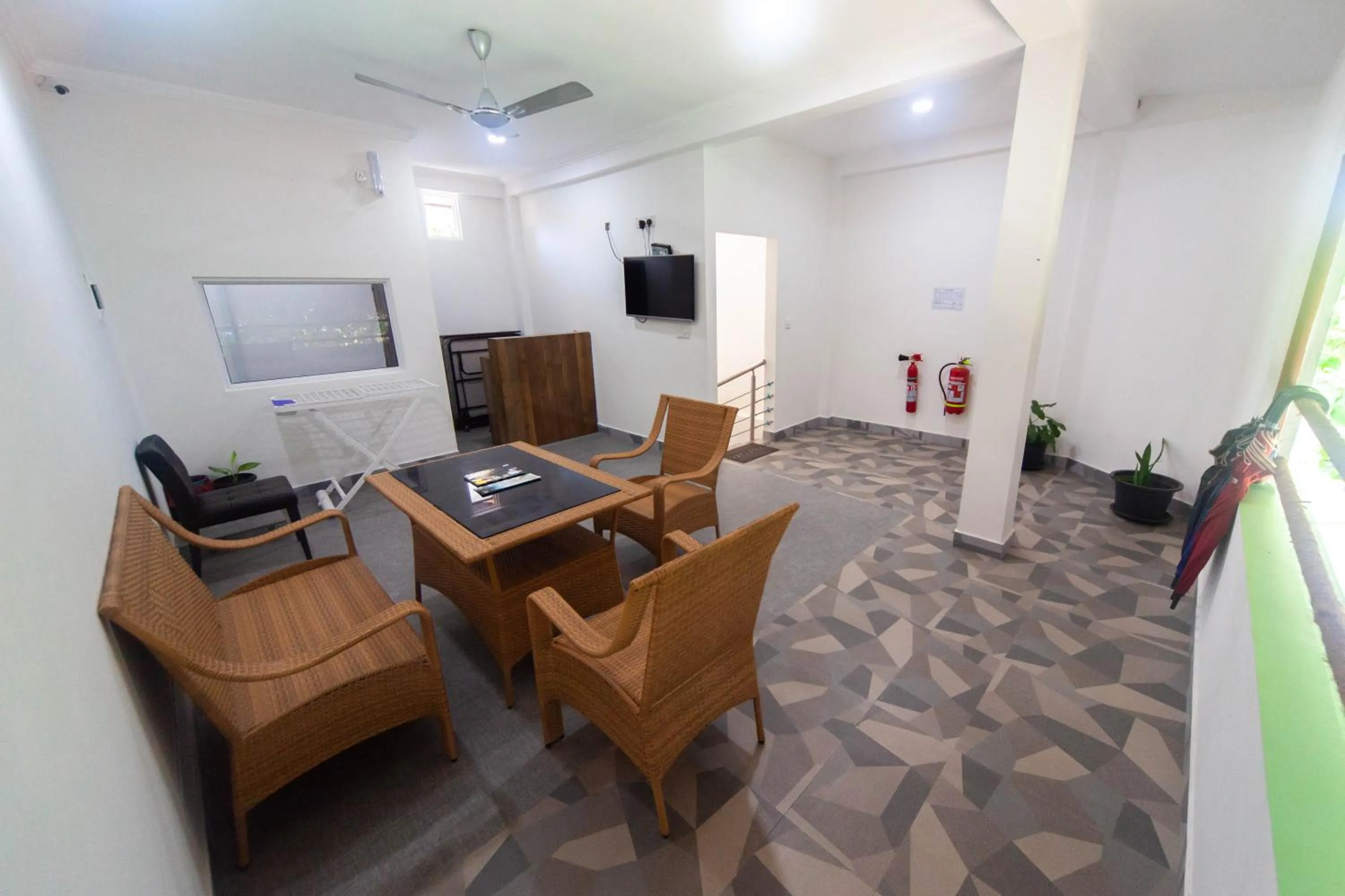 Seating area in Dhangethi INN