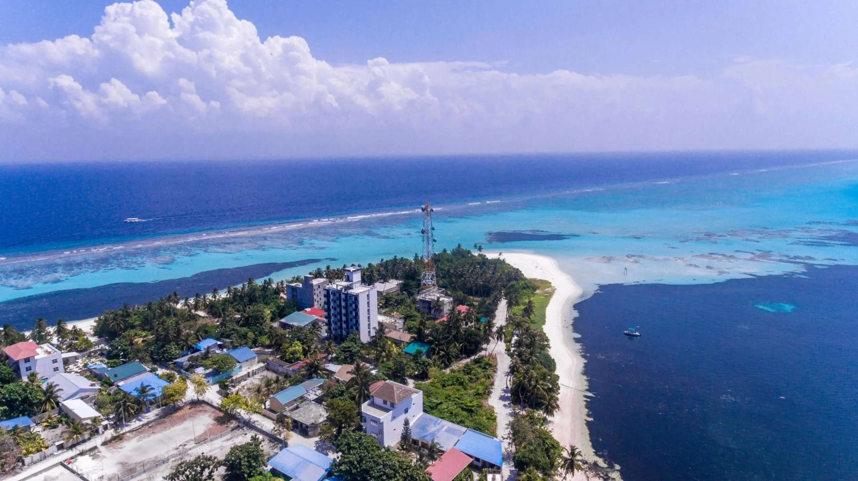 Bird's eye view in Dhangethi INN