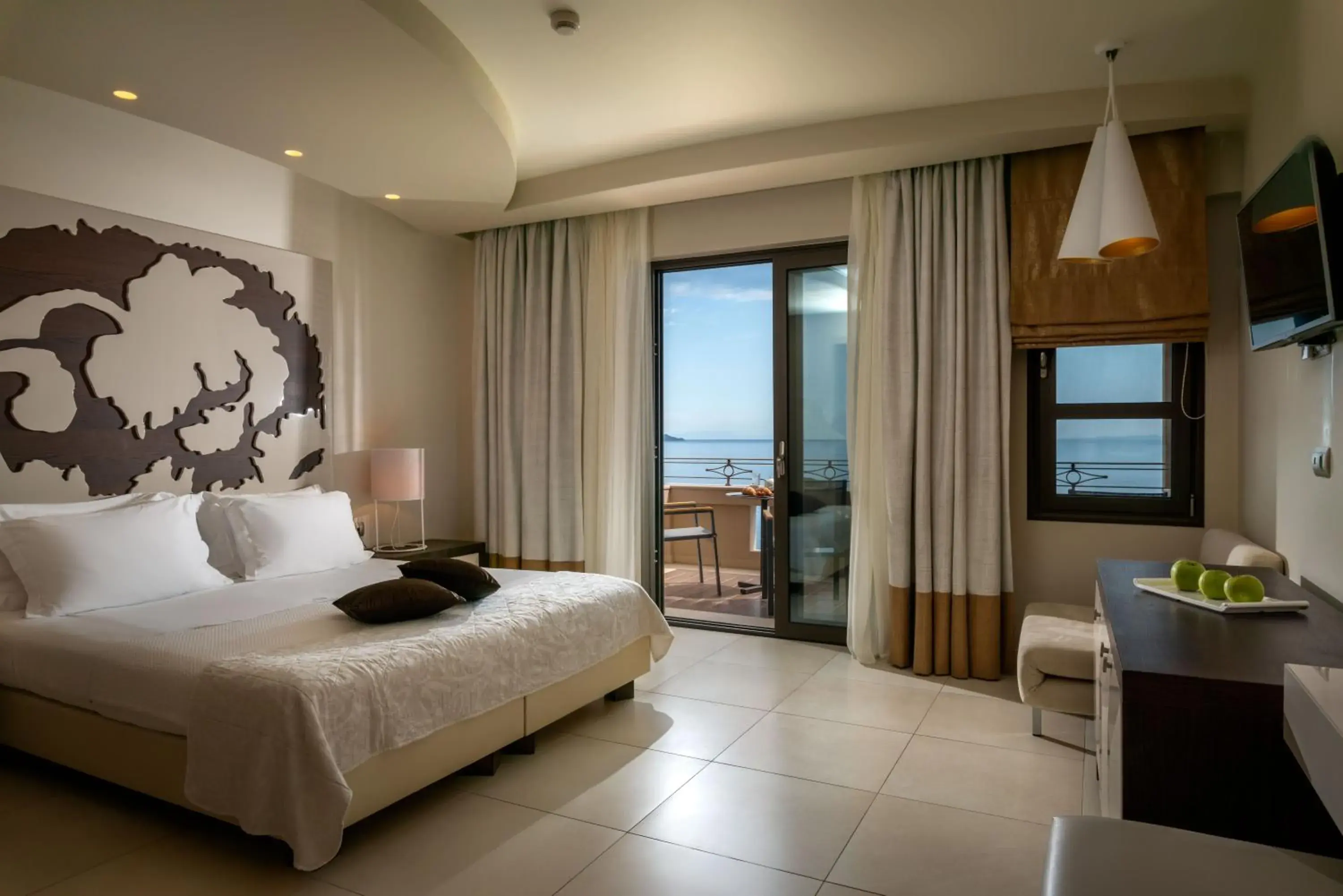 Bed in Sivota Diamond Spa Resort Bed in Sivota Diamond Spa Resort