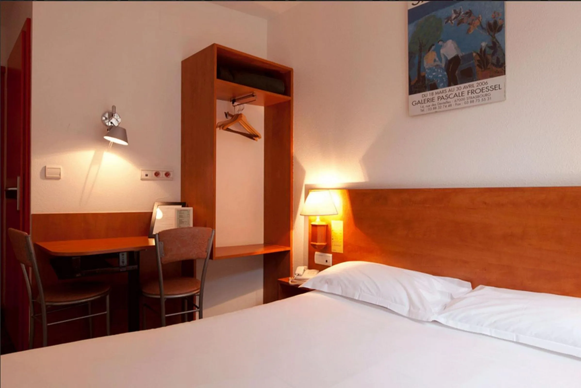 Bed in Hotel Le 21ème