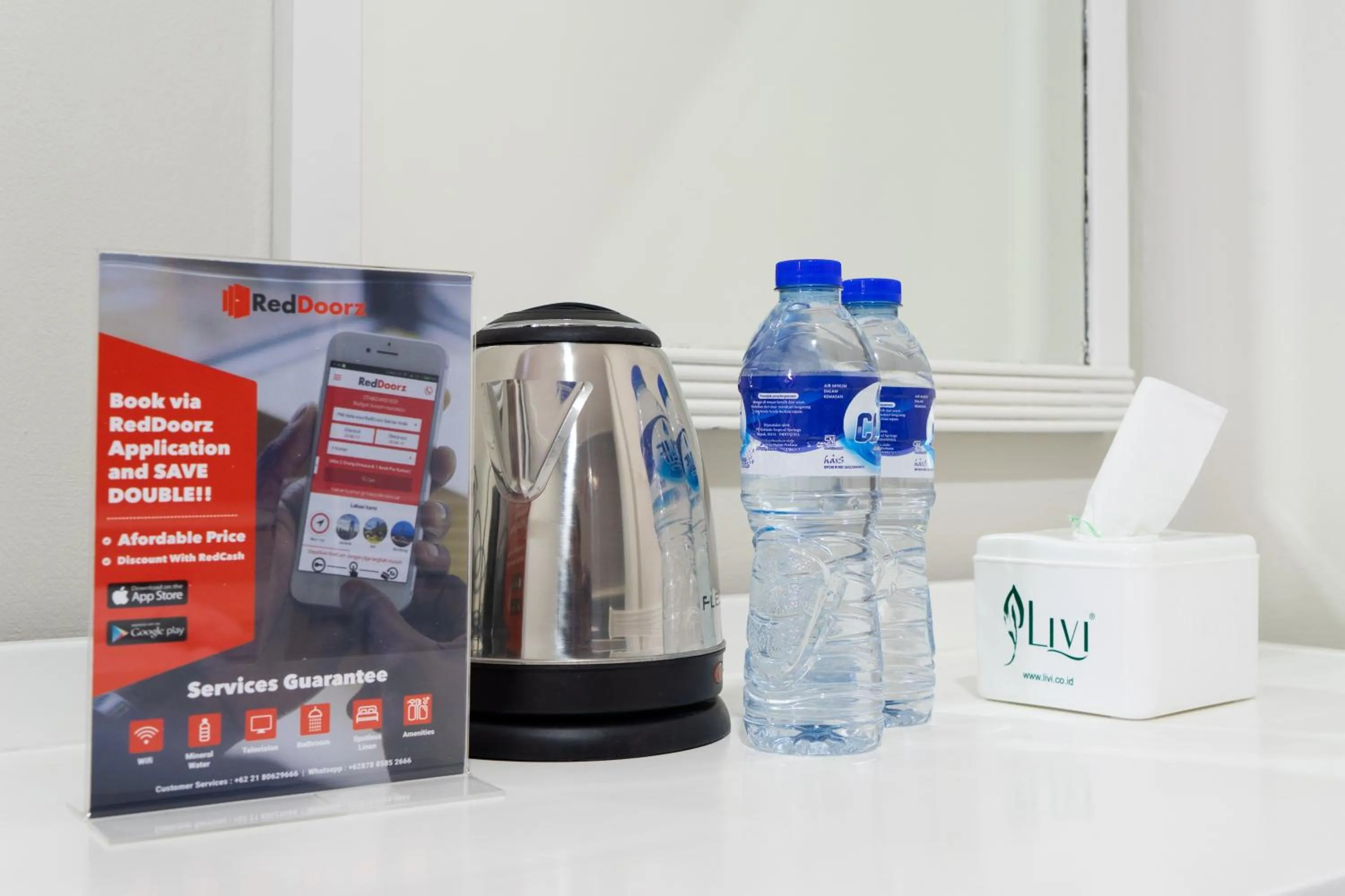 Drinks in RedDoorz Plus @ Sawah Besar