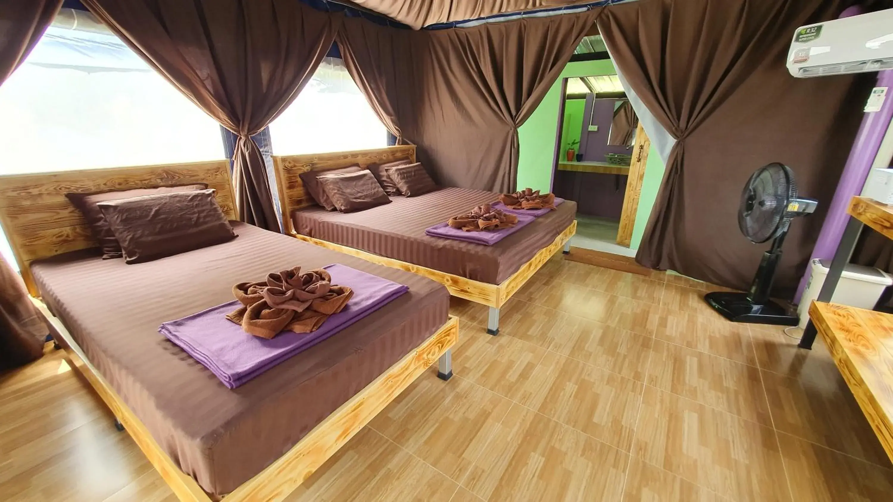 Bed in Moonshine Resort Chumphon Bed in Moonshine Resort Chumphon