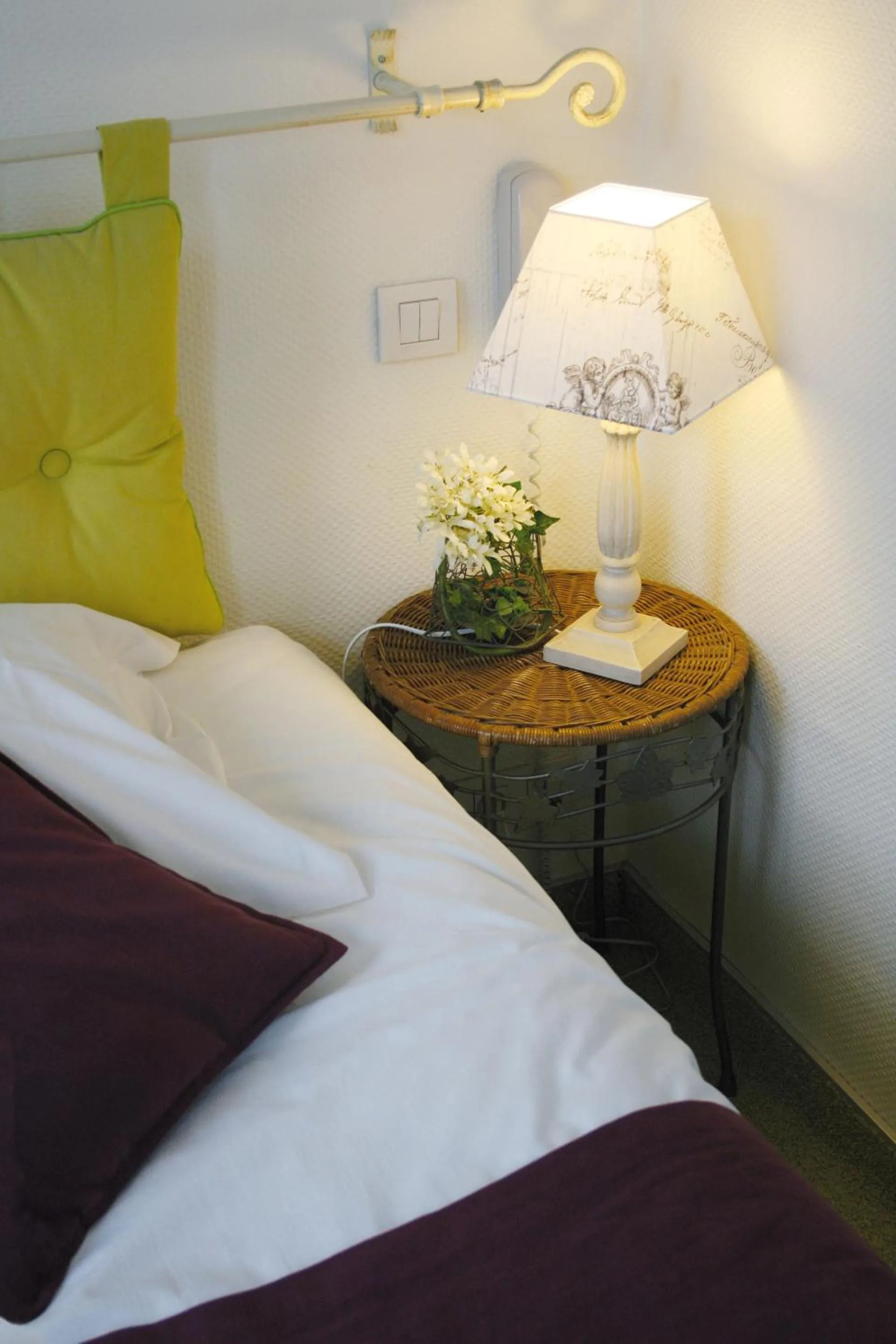 Decorative detail, Bed in Le Kléber Hôtel