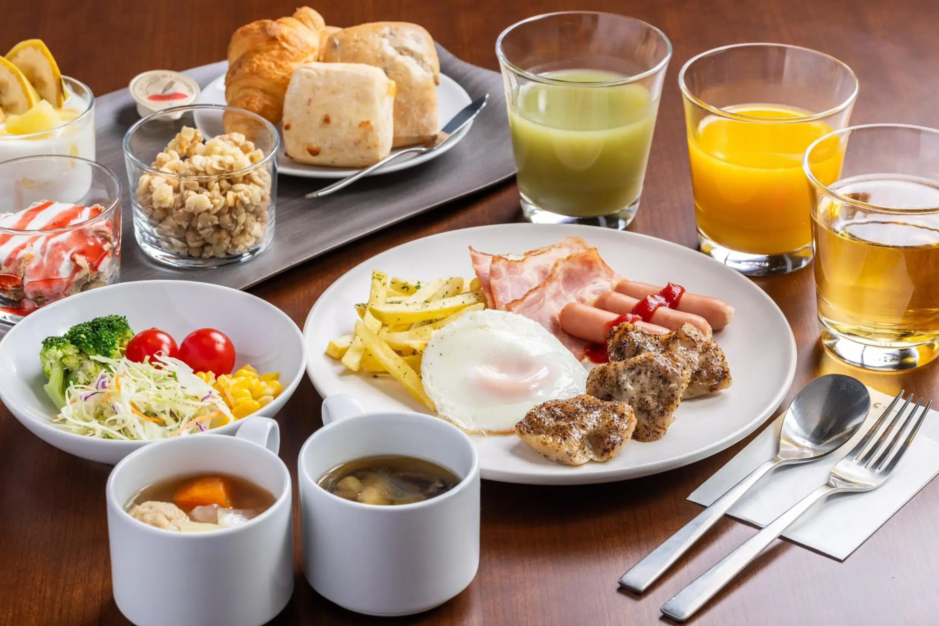 Buffet breakfast in Tokyu Stay Osaka Hommachi Buffet breakfast in Tokyu Stay Osaka Hommachi