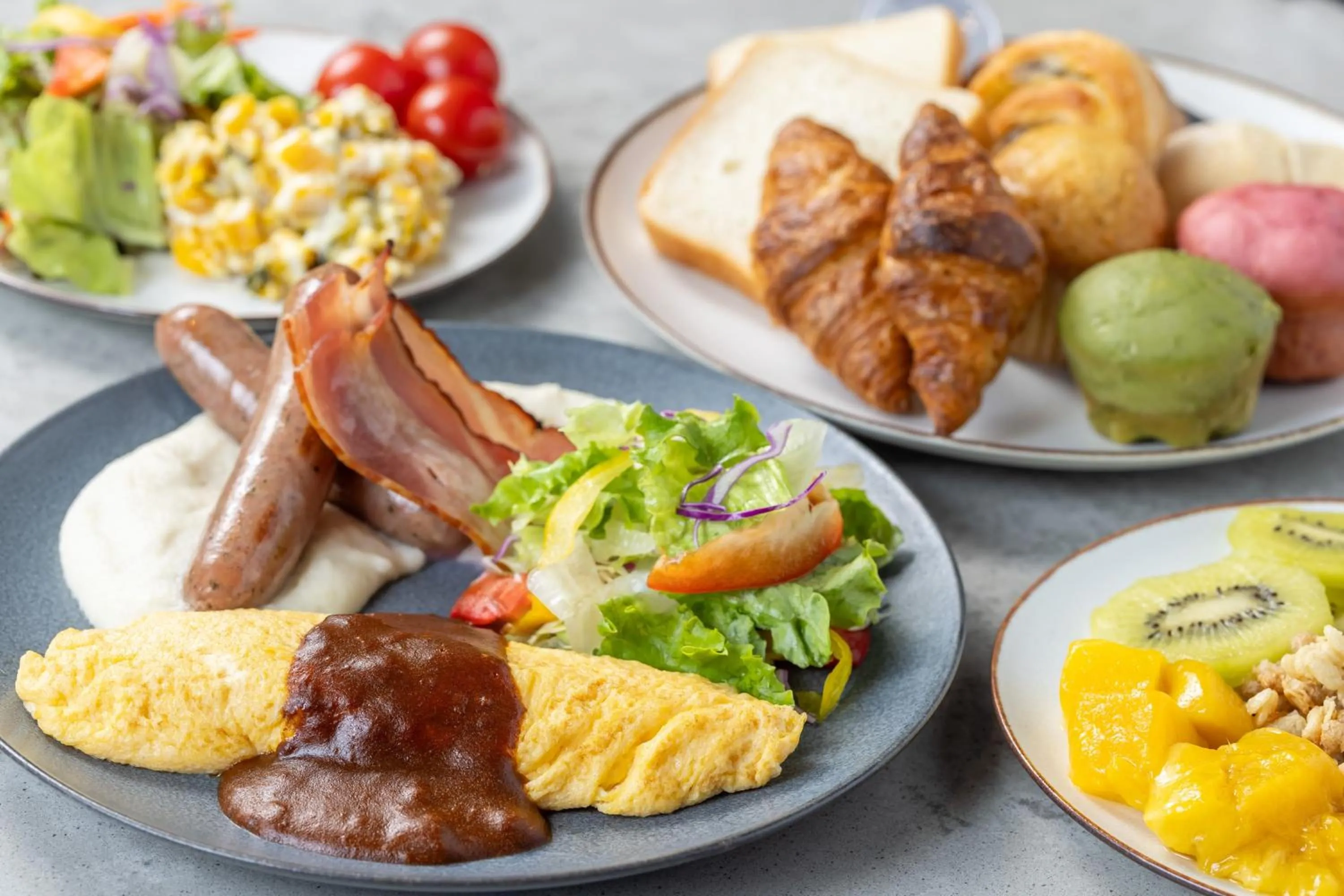 Buffet breakfast in Tokyu Stay Osaka Hommachi