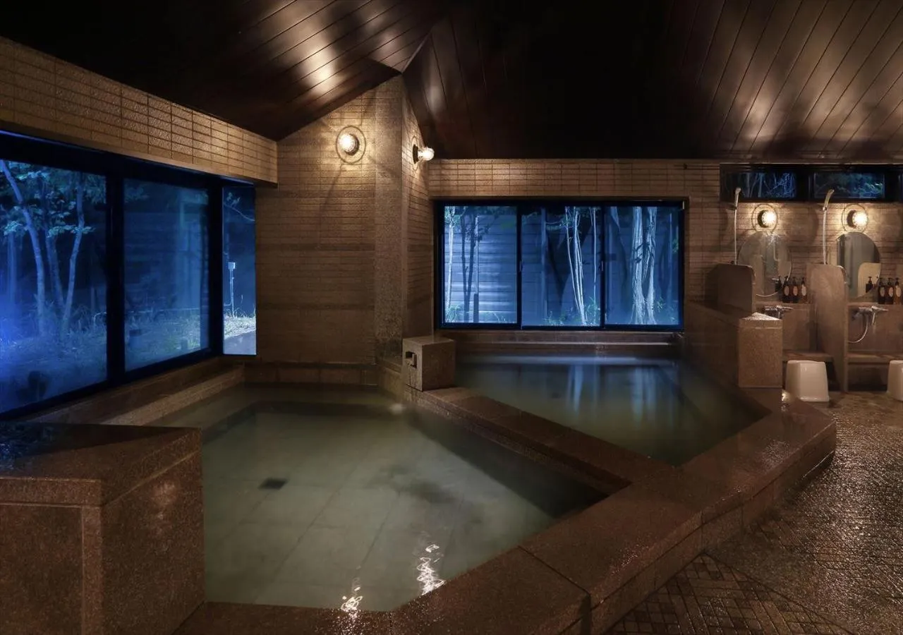 Hot Spring Bath in Oyado Morinone