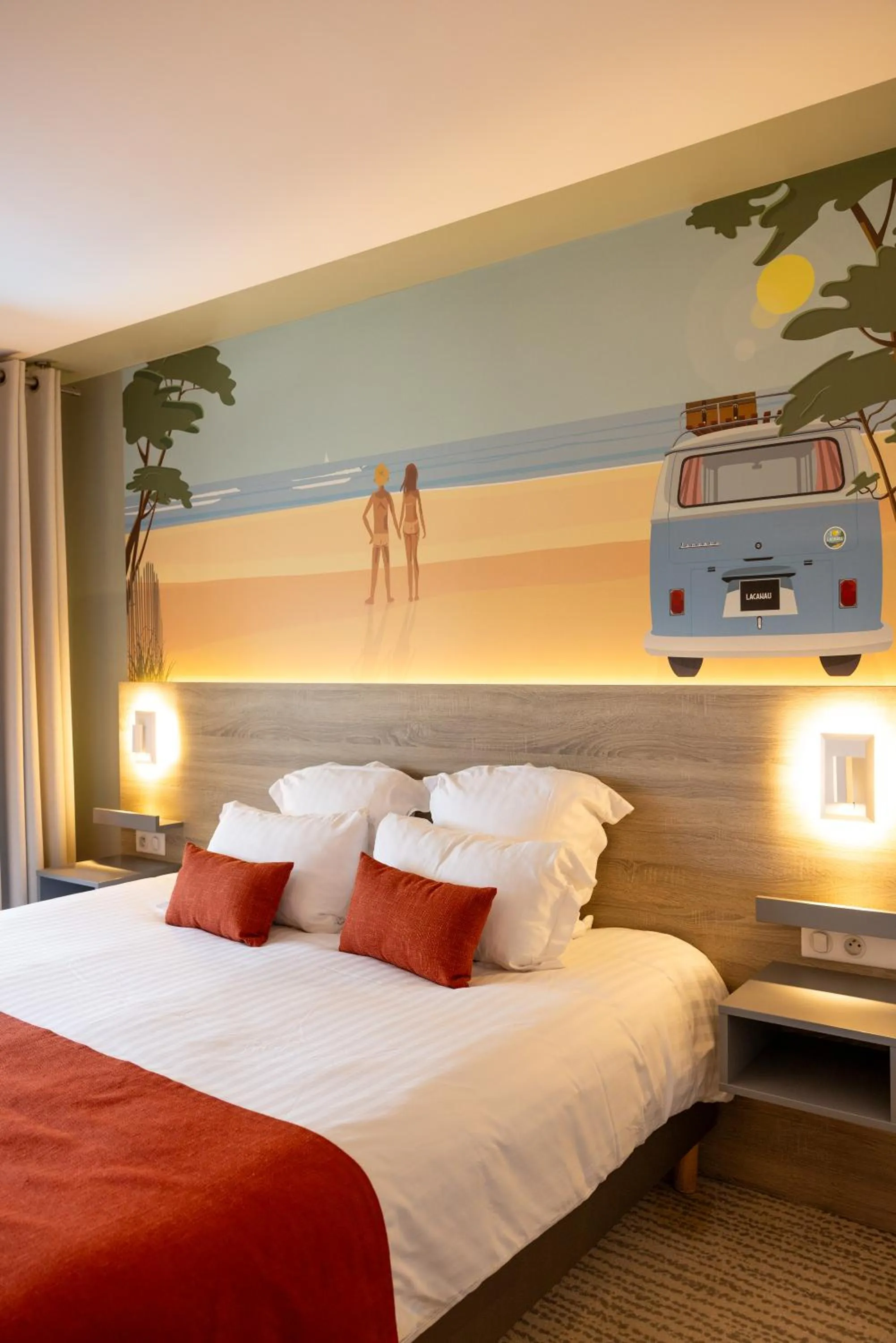 Bed in Hôtel & Spa Vitalparc, The Originals Collection