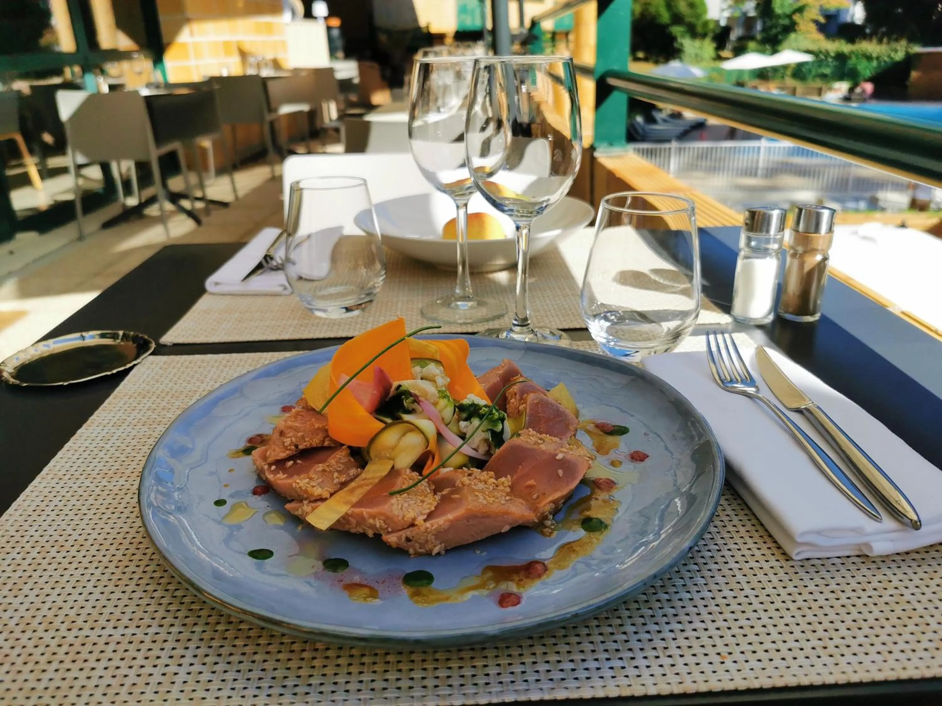 Restaurant/places to eat in Hôtel & Spa Vitalparc, The Originals Collection