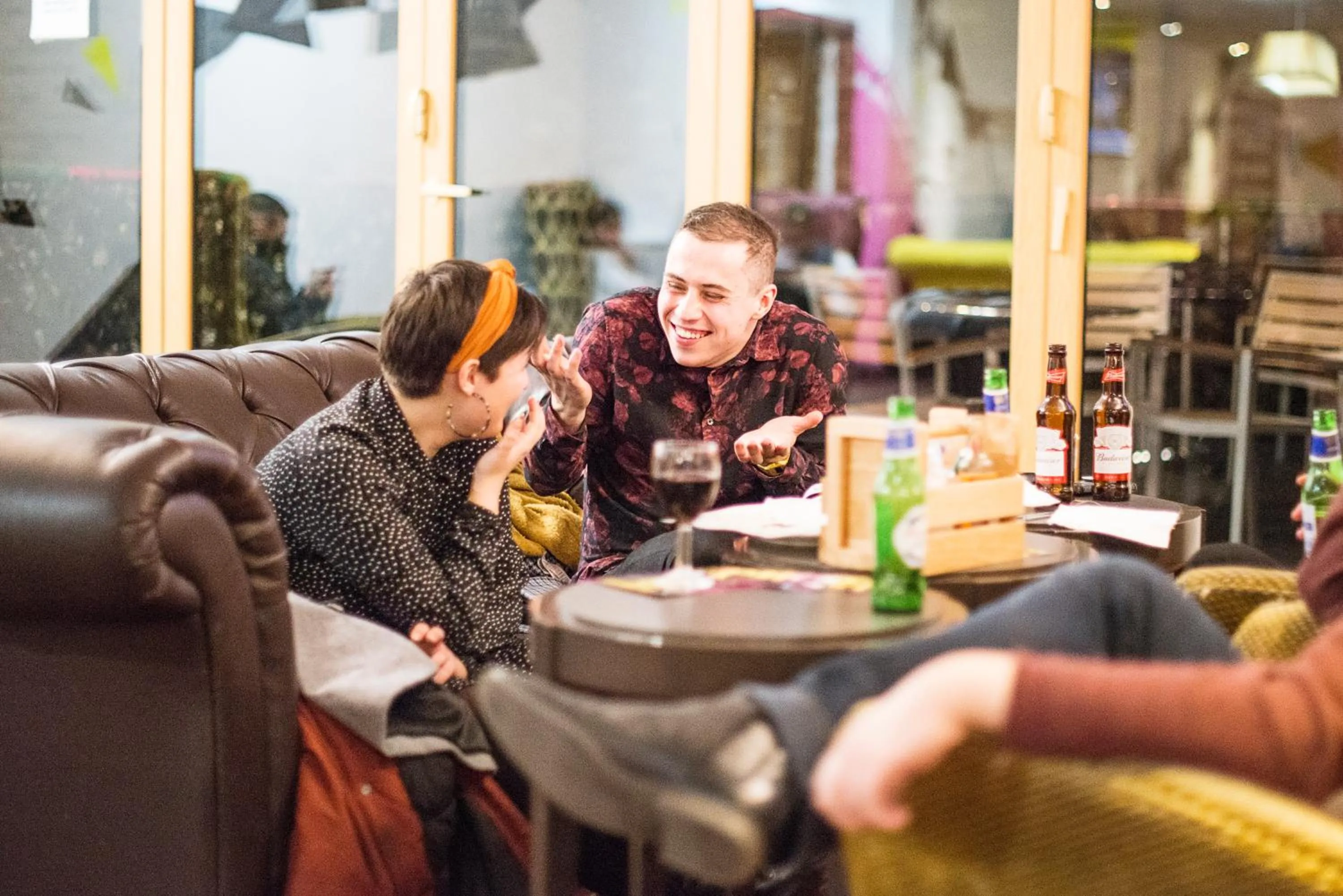 Communal lounge/ TV room in Safestay London Elephant & Castle