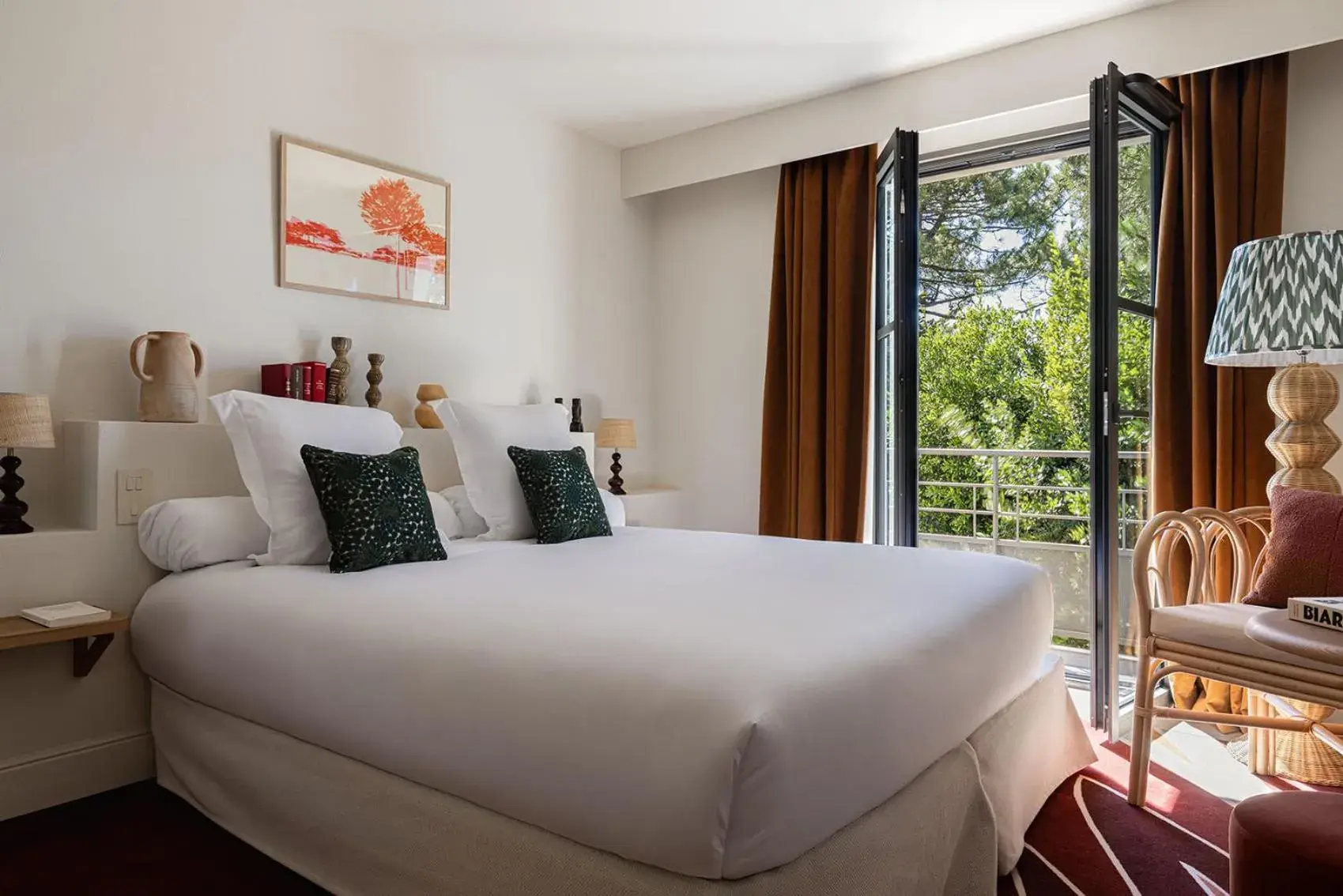 Premium Double Room with Balcony in Hôtel Maison Chiberta Premium Double Room with Balcony in Hôtel Maison Chiberta