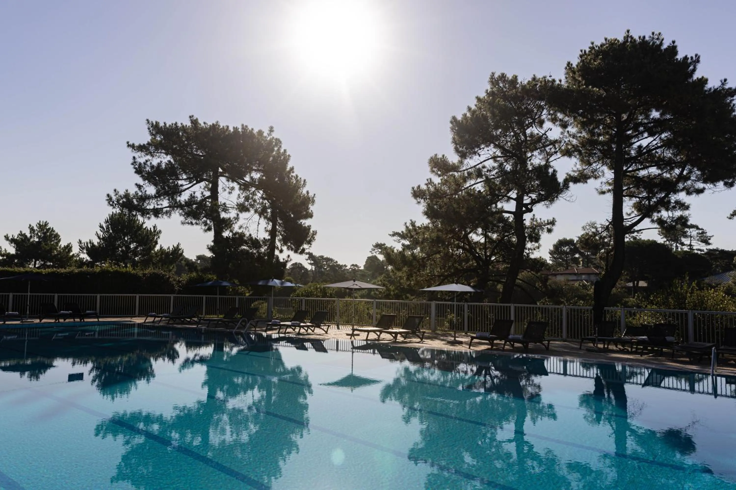 Swimming pool in Hôtel Maison Chiberta