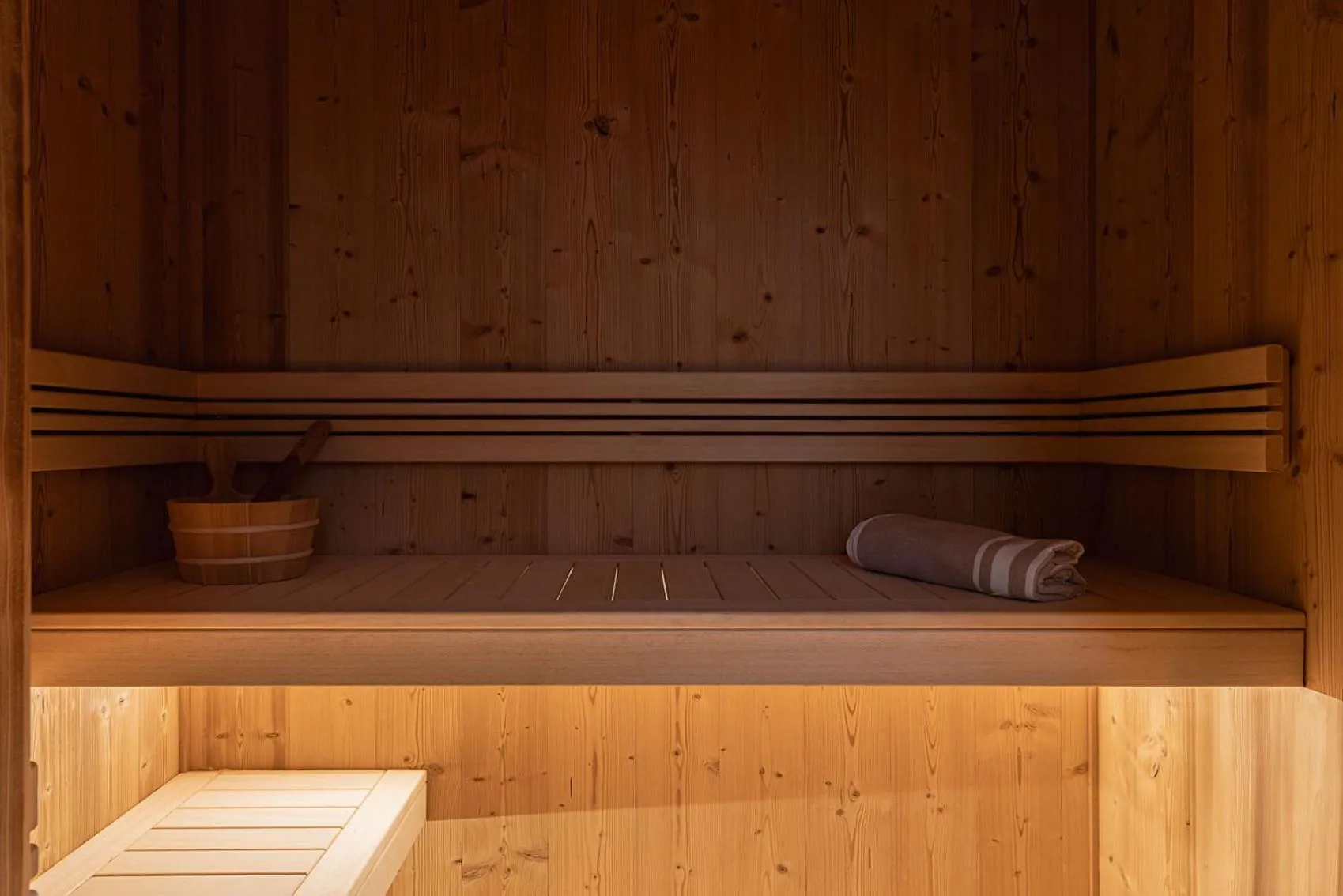Sauna in Hôtel Maison Chiberta