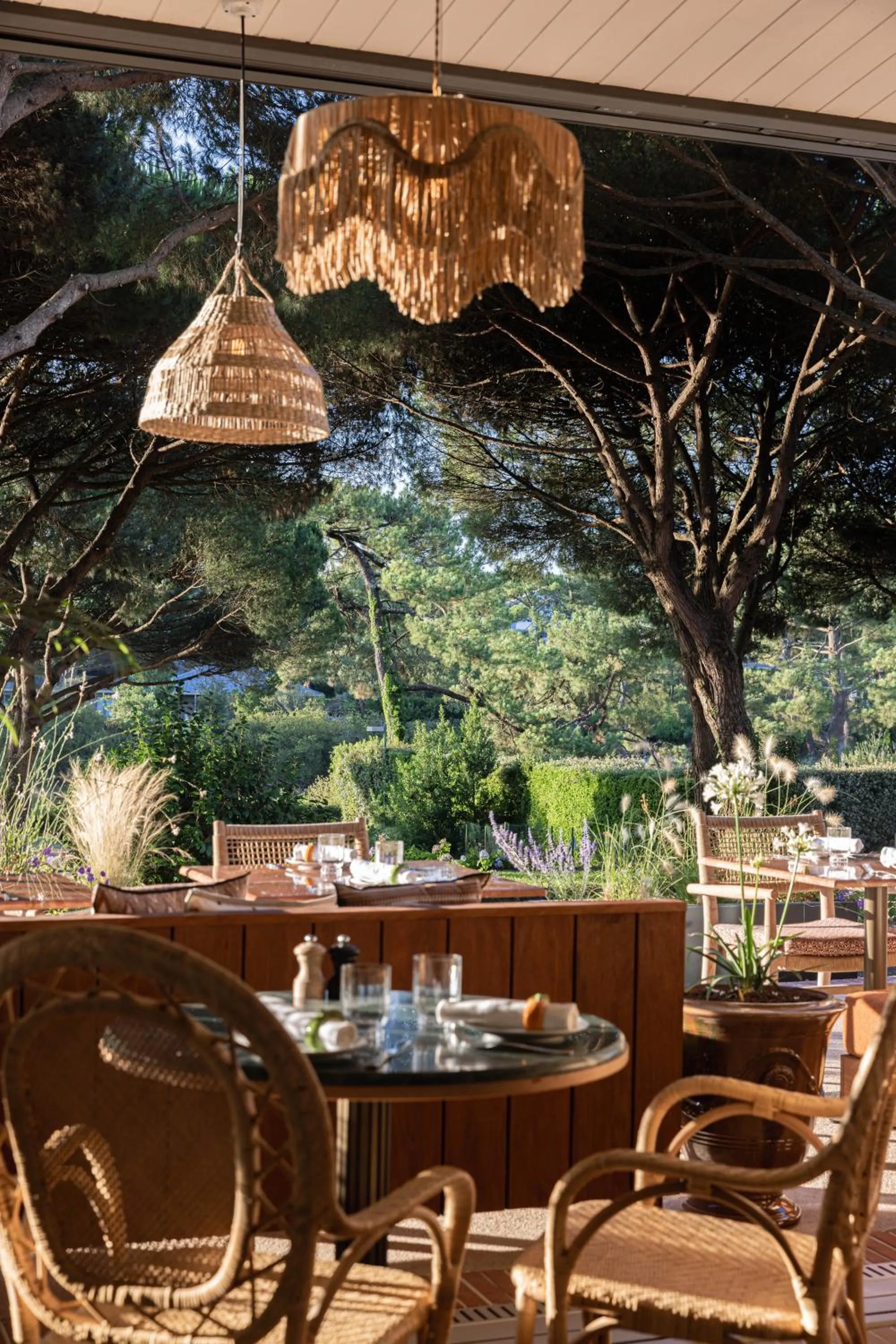 Patio in Hôtel Maison Chiberta