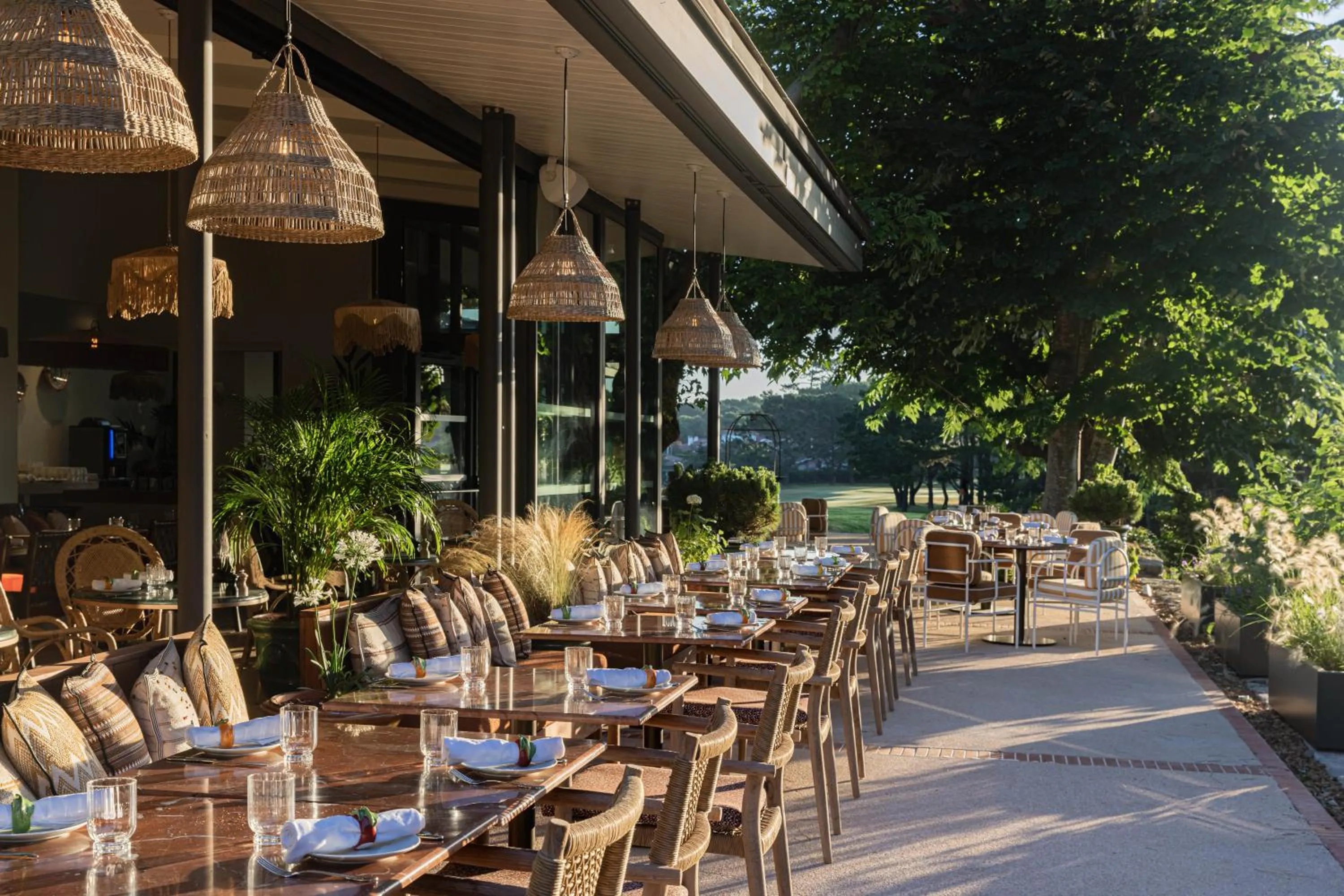 Patio in Hôtel Maison Chiberta
