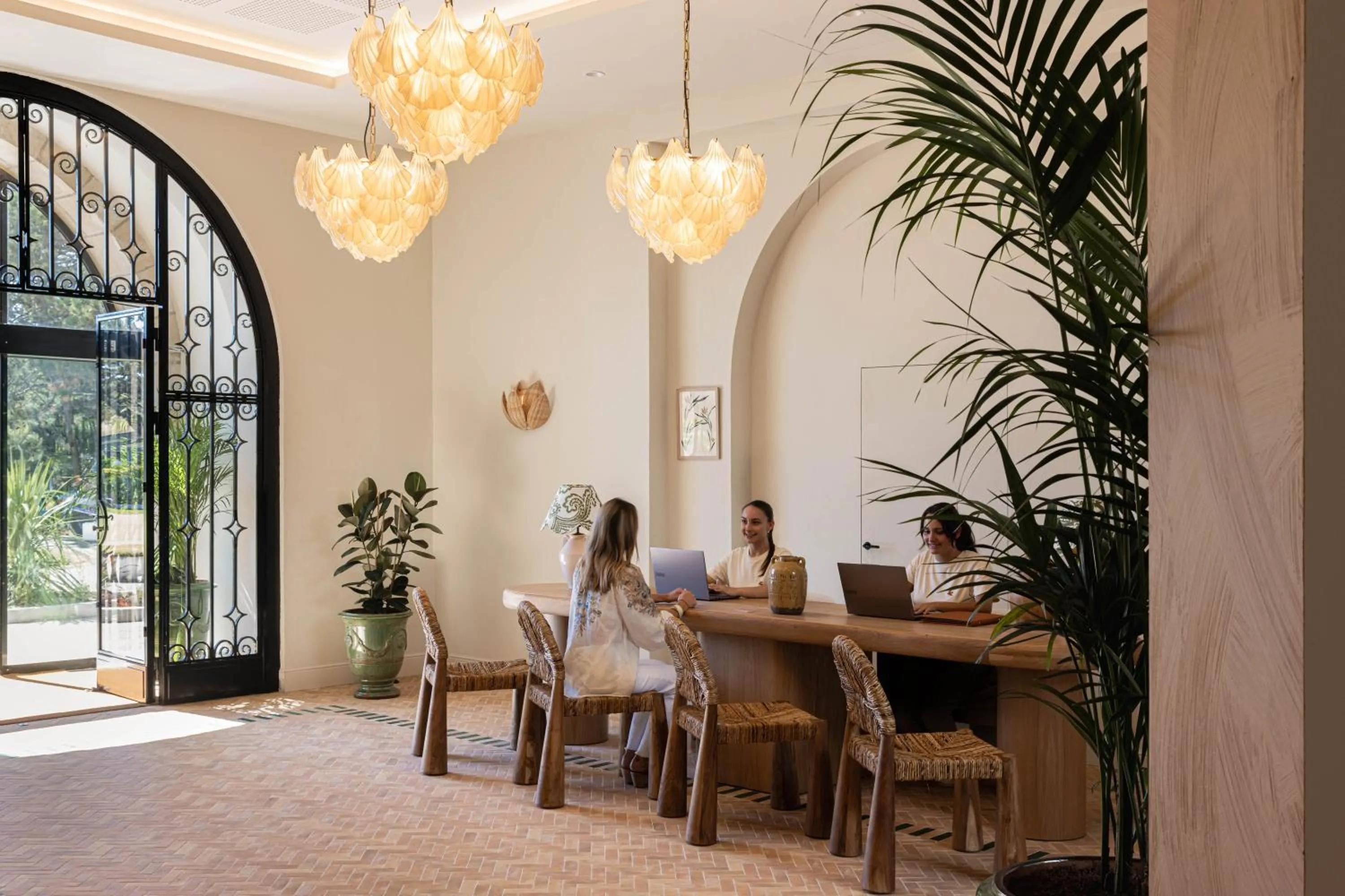 Lobby or reception in Hôtel Maison Chiberta
