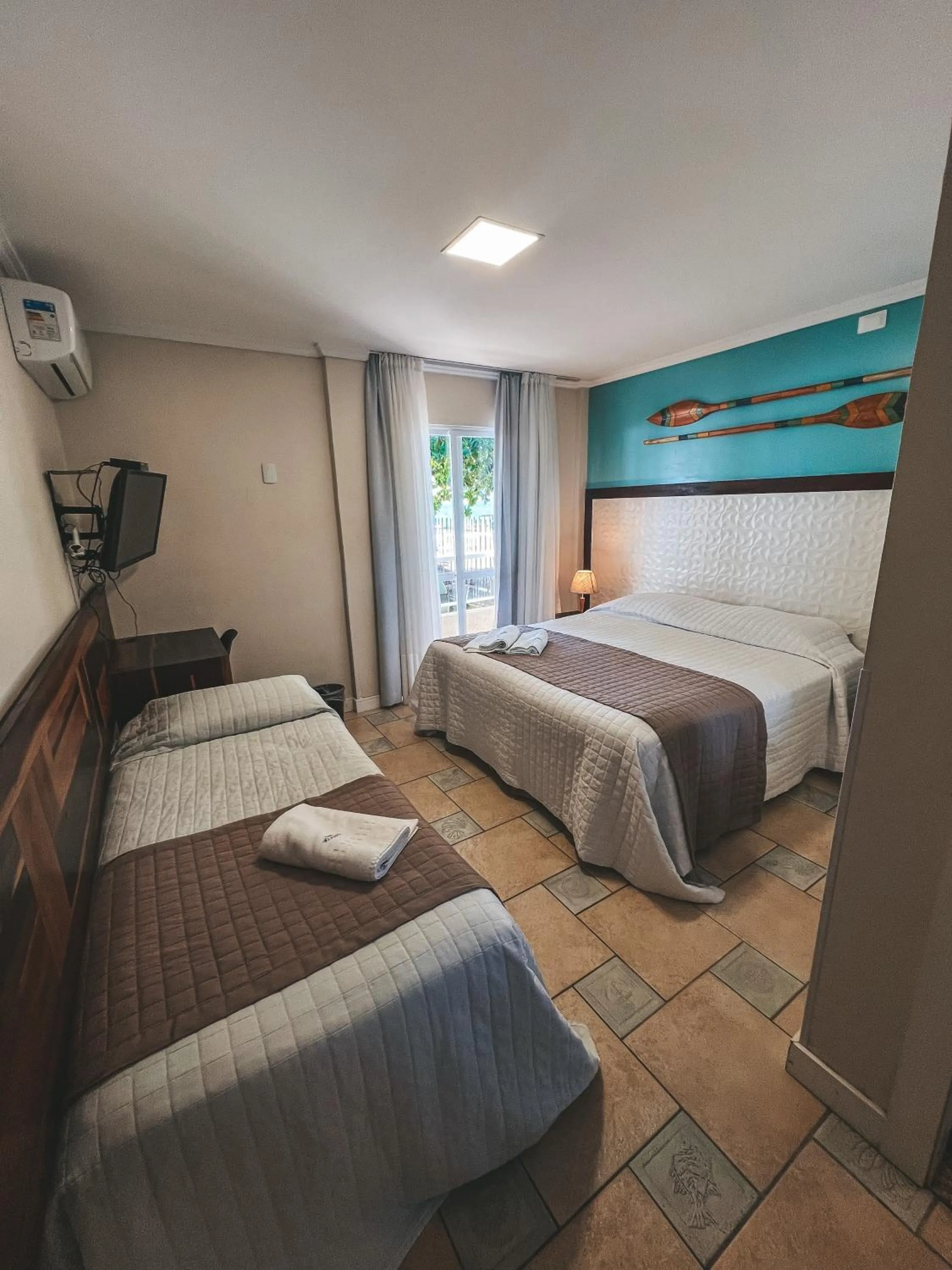 Bed in Pousada Vô Jaques