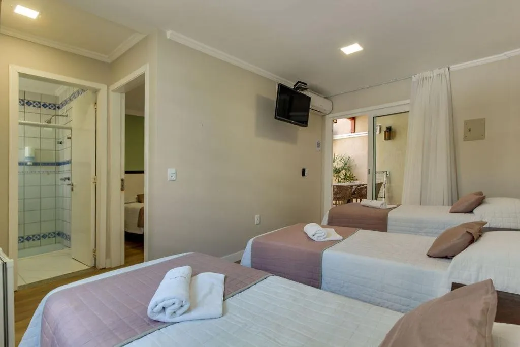 Bed in Pousada Vô Jaques