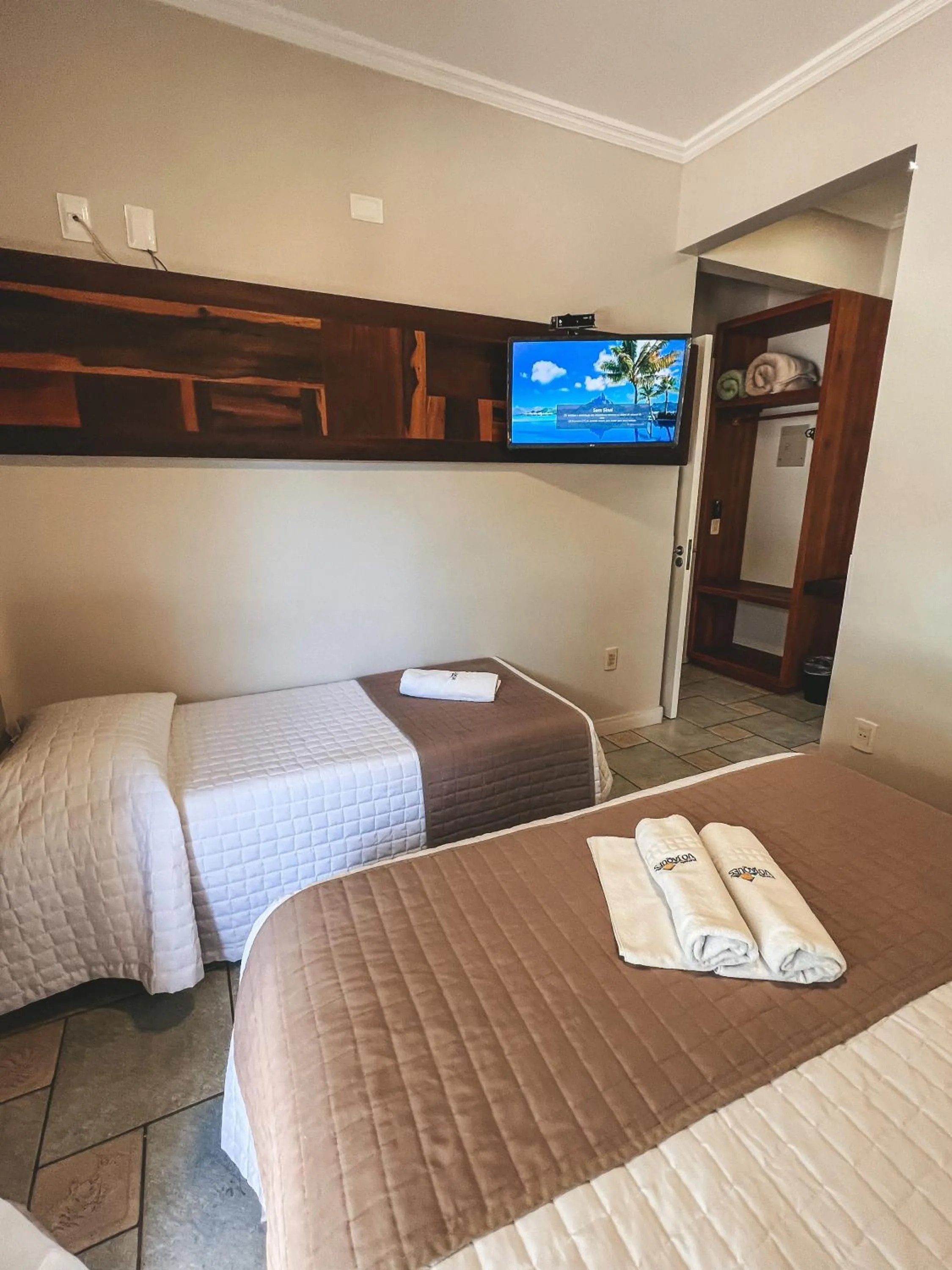 Bed in Pousada Vô Jaques