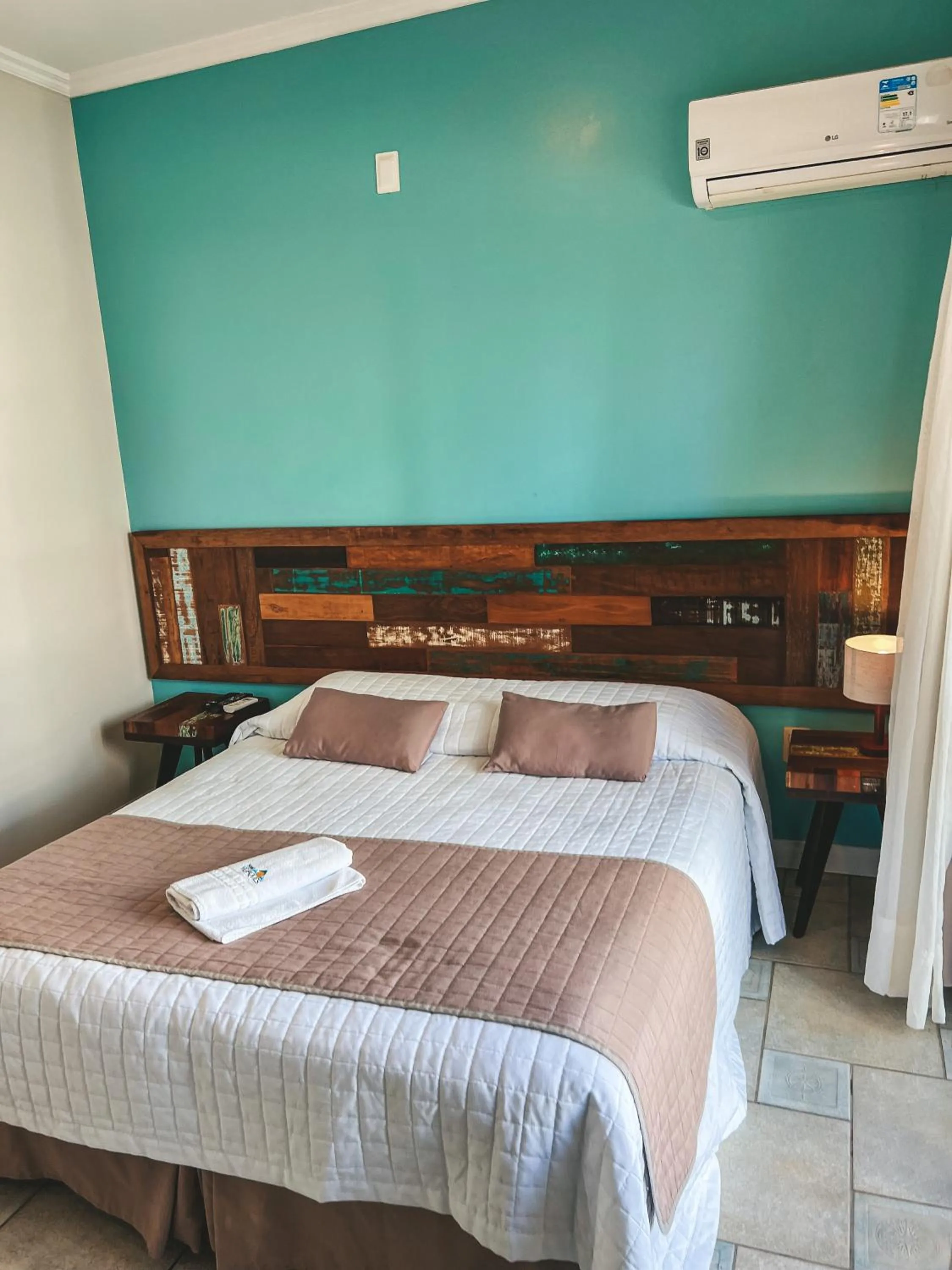 Bed in Pousada Vô Jaques