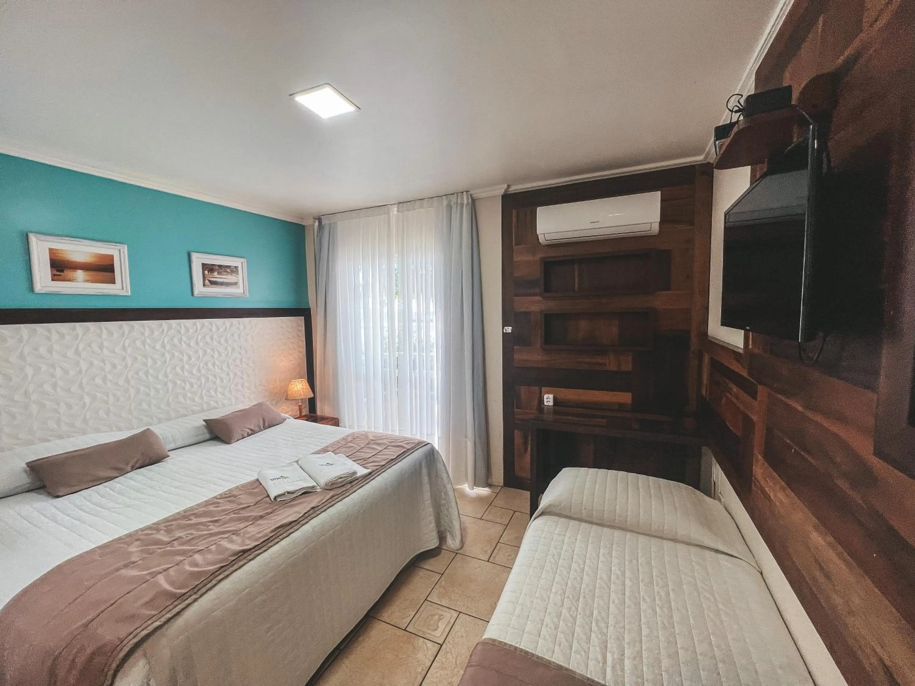 Bed in Pousada Vô Jaques