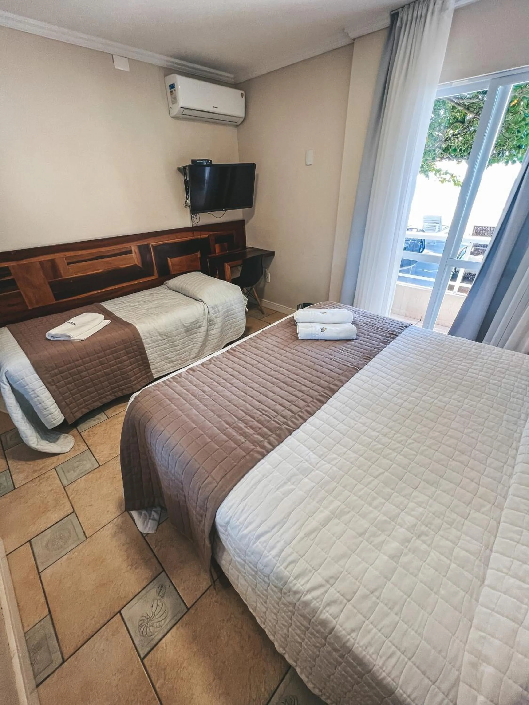 Bed in Pousada Vô Jaques