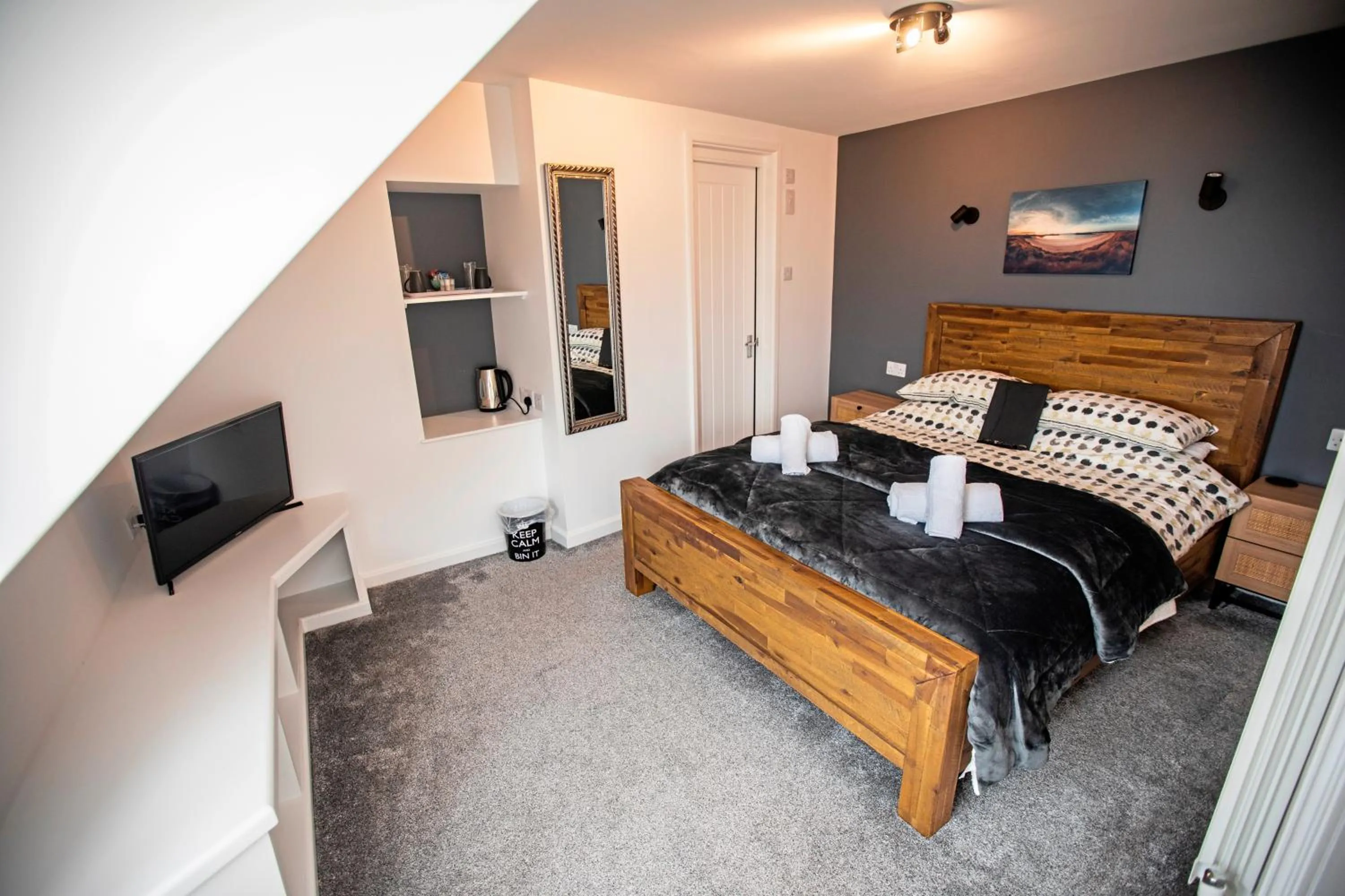 Bedroom, Bed in St Georges Guest House