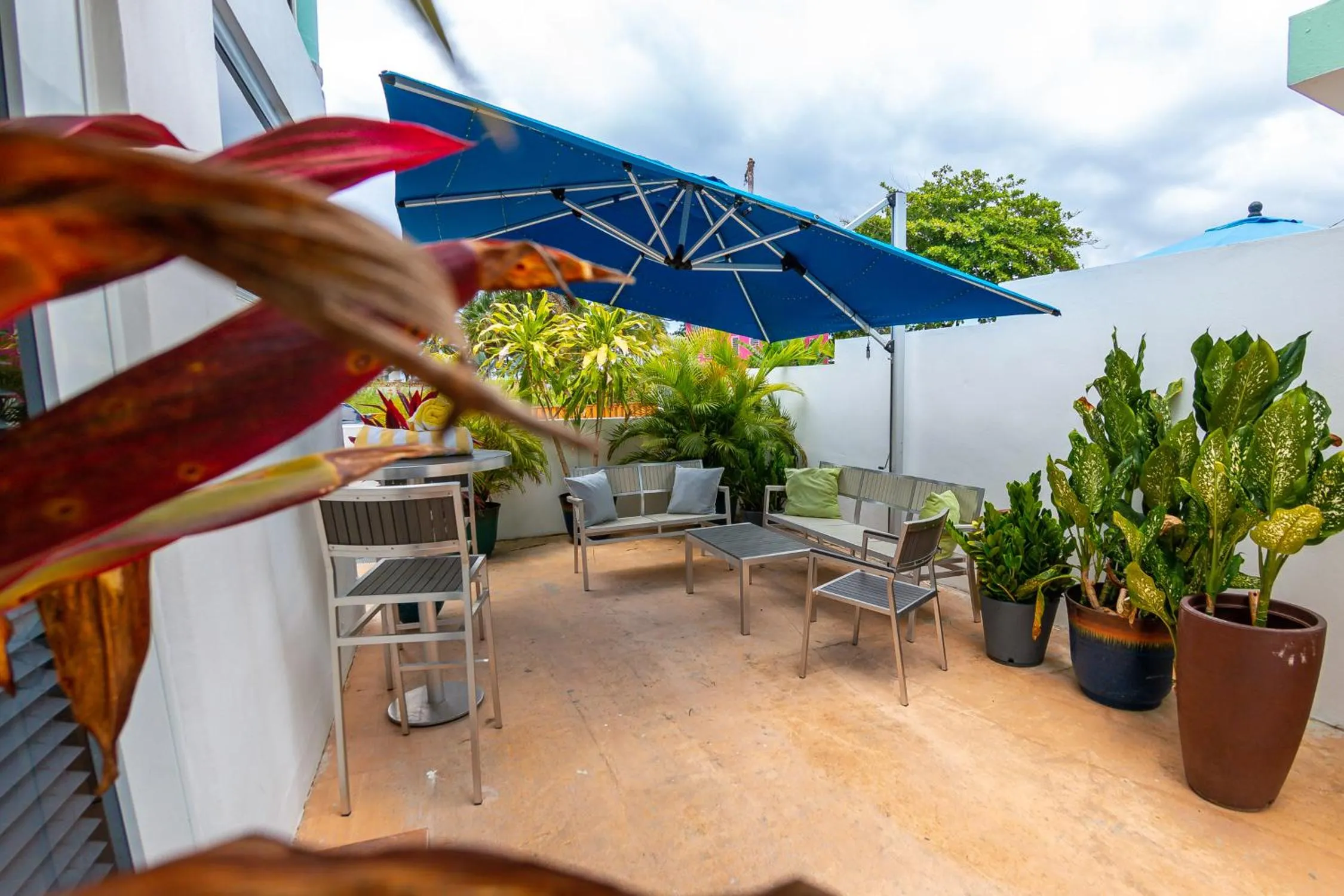 Balcony/Terrace in Casa Verde Hotel - Steps to the Beach, Pool, Restaurant & Bar
