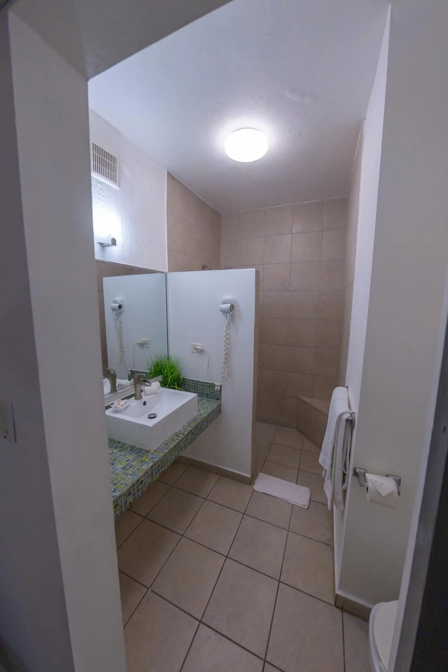 Bathroom in Casa Verde Hotel - Steps to the Beach, Pool, Restaurant & Bar