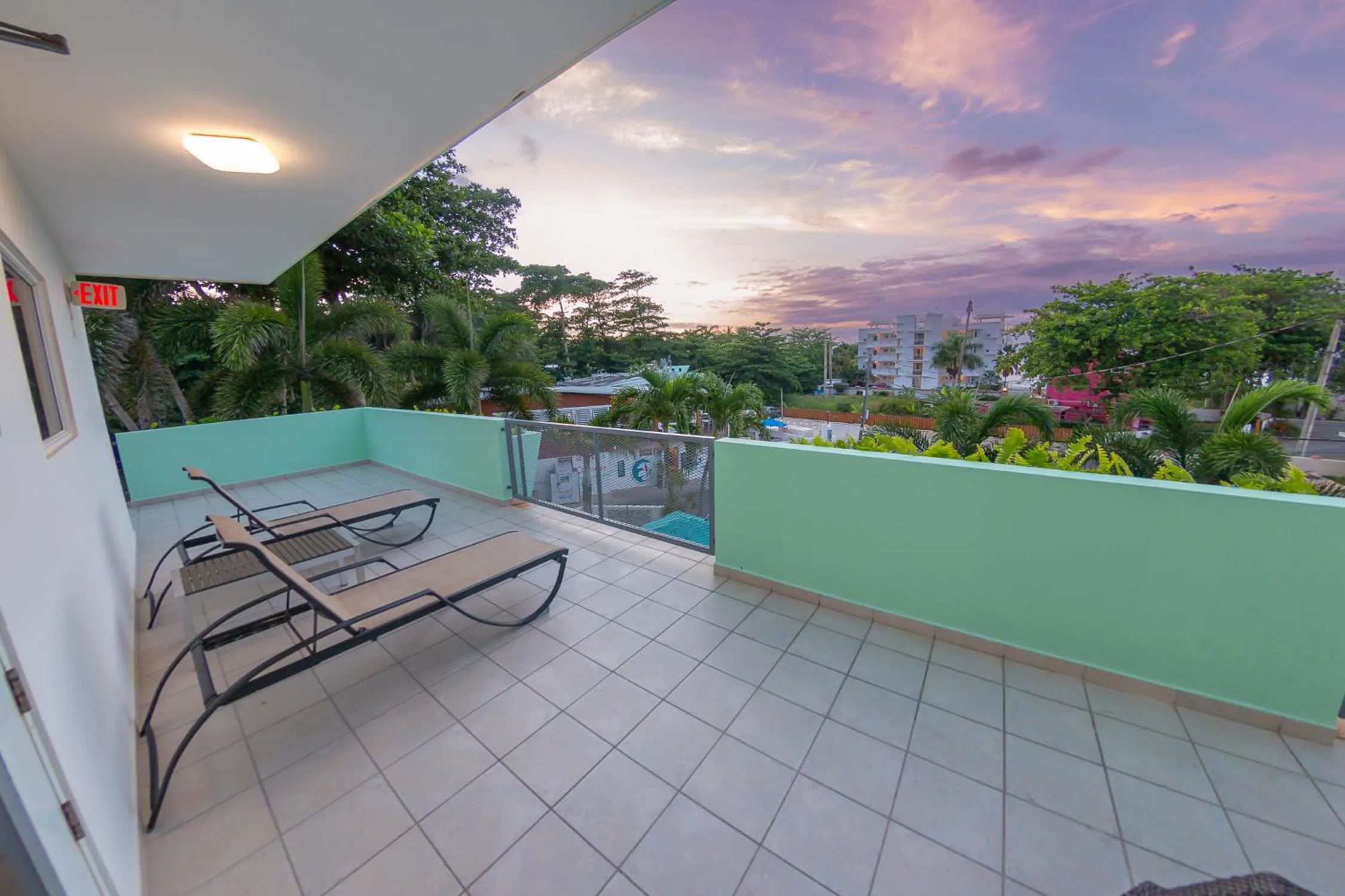 Balcony/Terrace in Casa Verde Hotel - Steps to the Beach, Pool, Restaurant & Bar