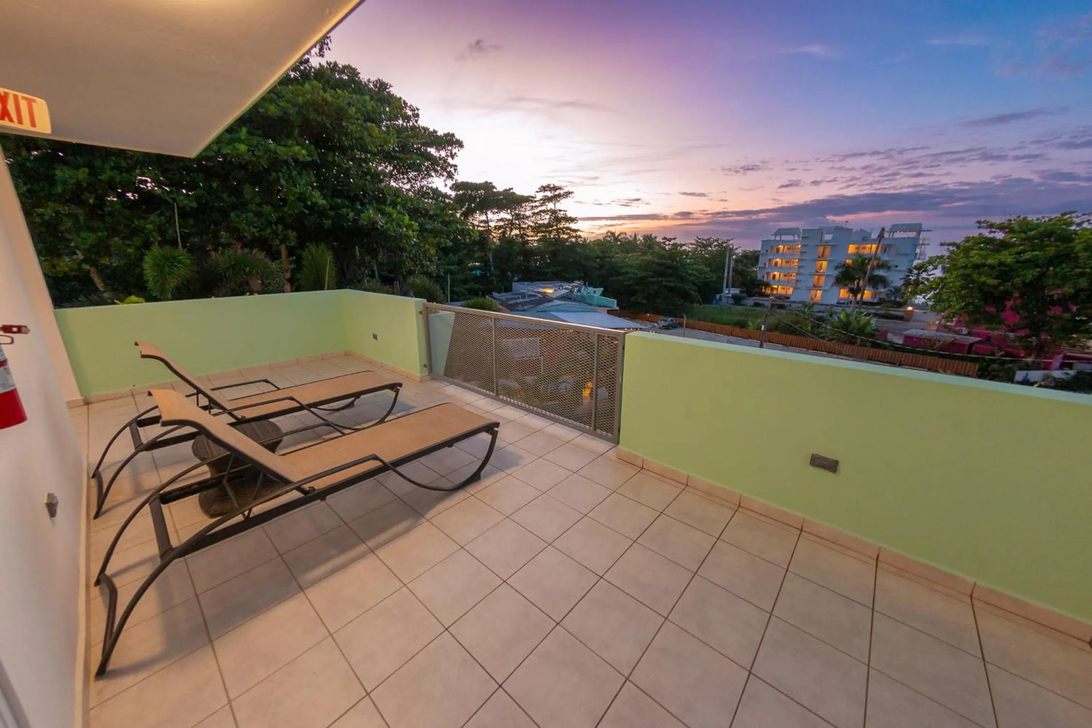 Balcony/Terrace in Casa Verde Hotel - Steps to the Beach, Pool, Restaurant & Bar
