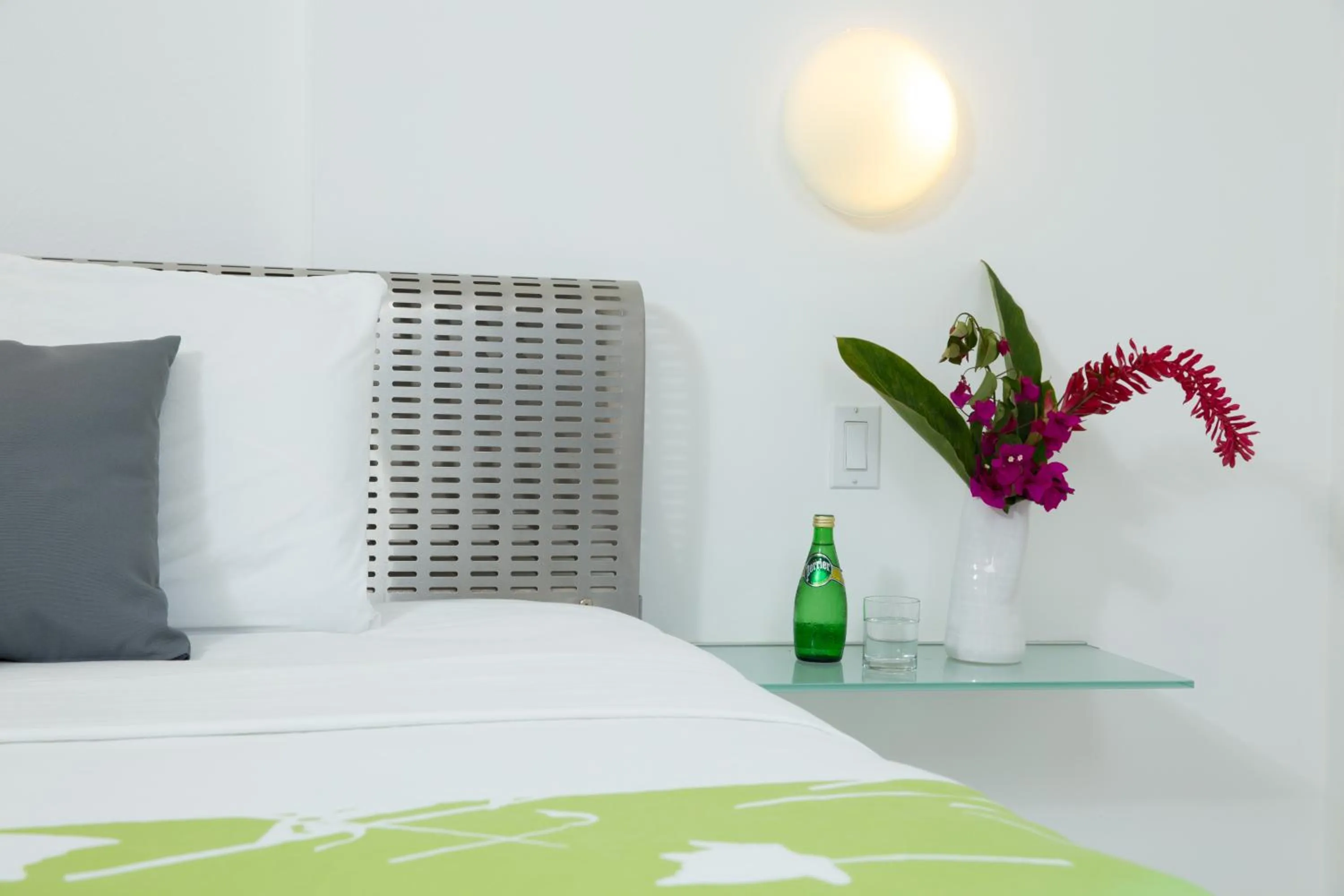 Bed in Casa Verde Hotel - Steps to the Beach, Pool, Restaurant & Bar