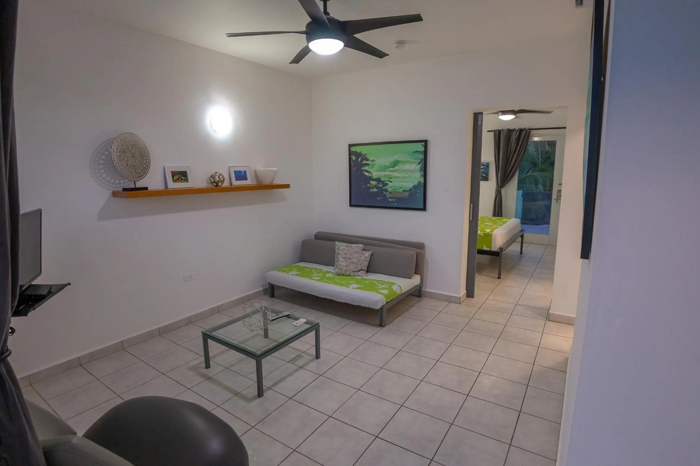 Living room in Casa Verde Hotel - Steps to the Beach, Pool, Restaurant & Bar