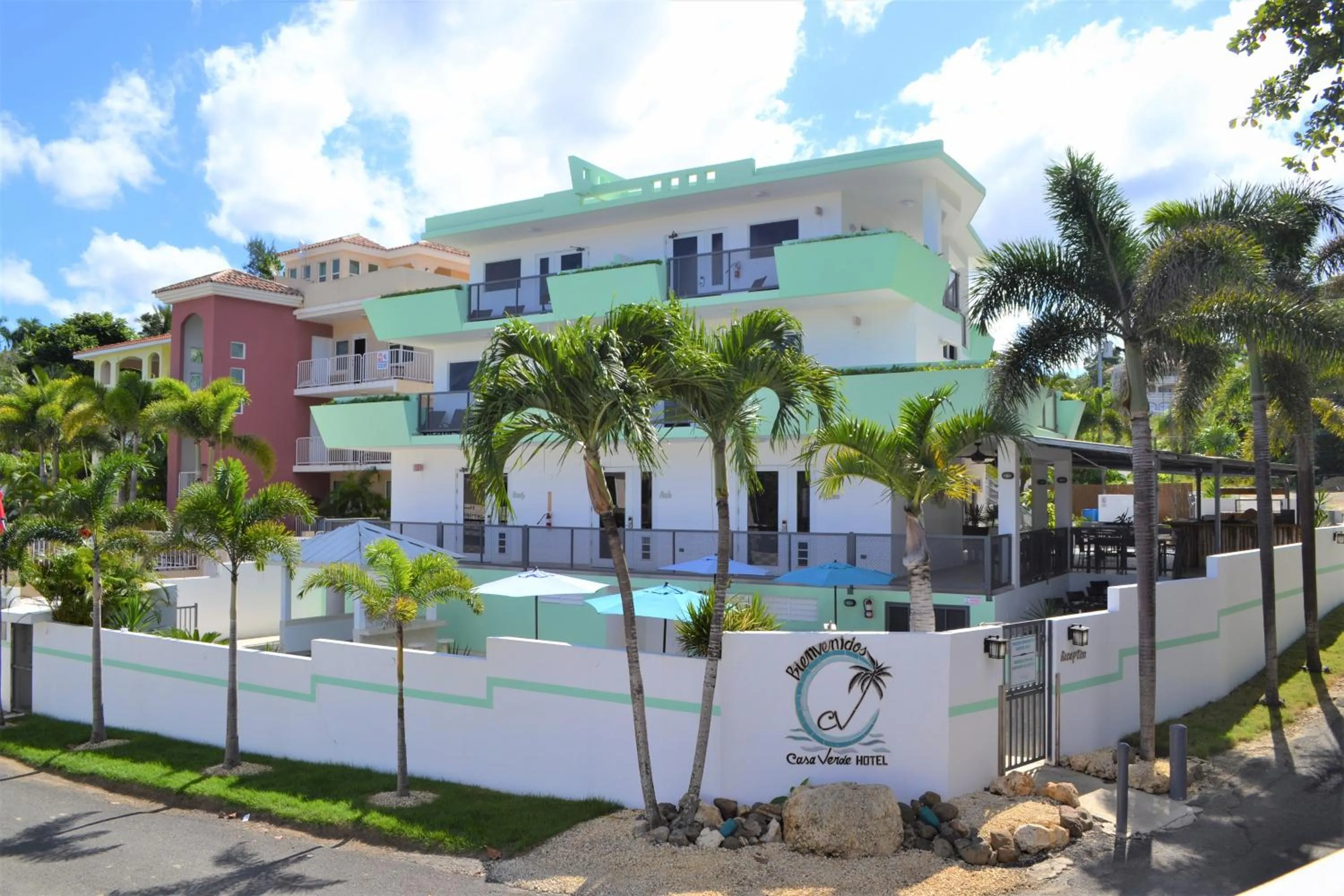 Property building in Casa Verde Hotel - Steps to the Beach, Pool, Restaurant & Bar