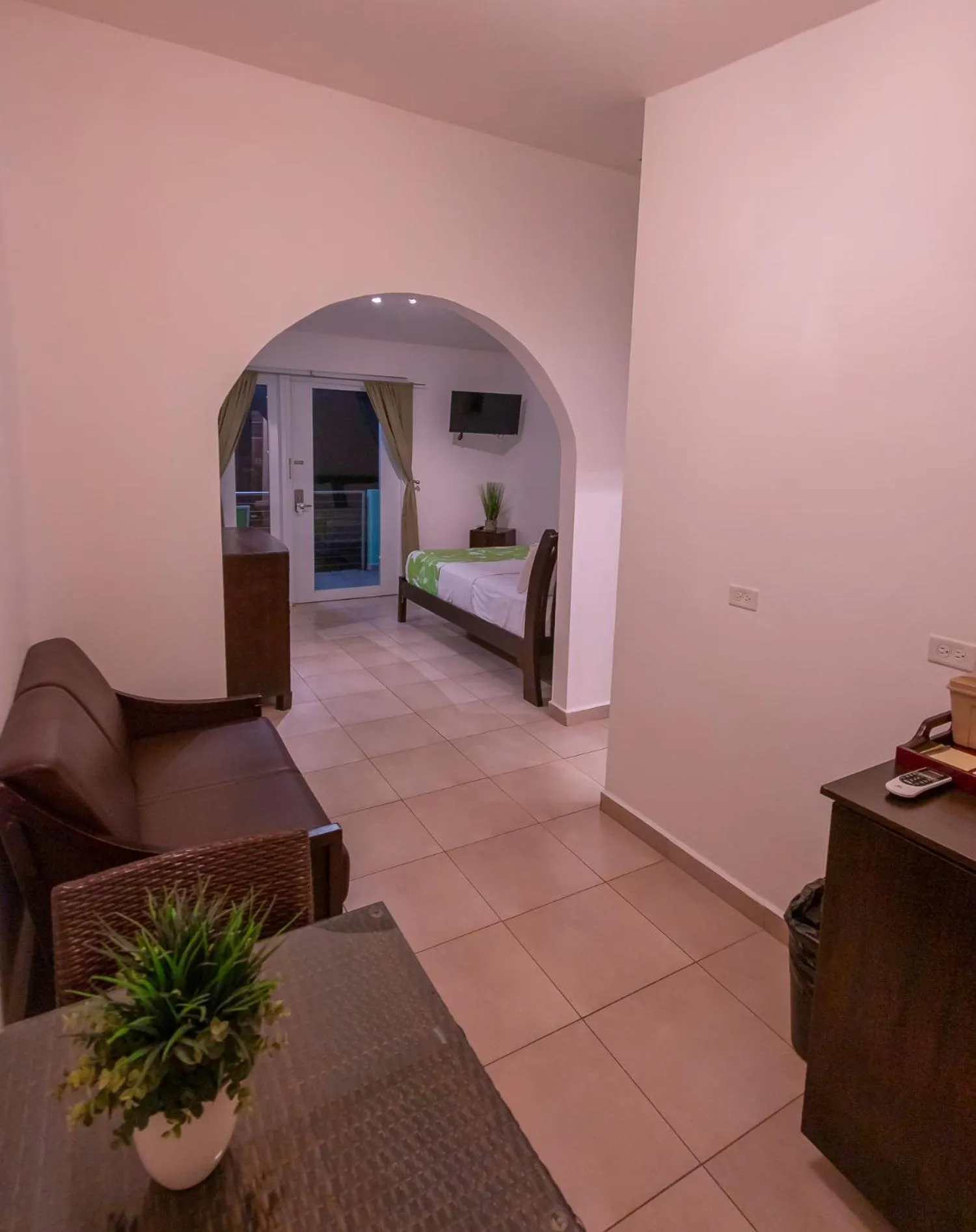 Living room in Casa Verde Hotel - Steps to the Beach, Pool, Restaurant & Bar