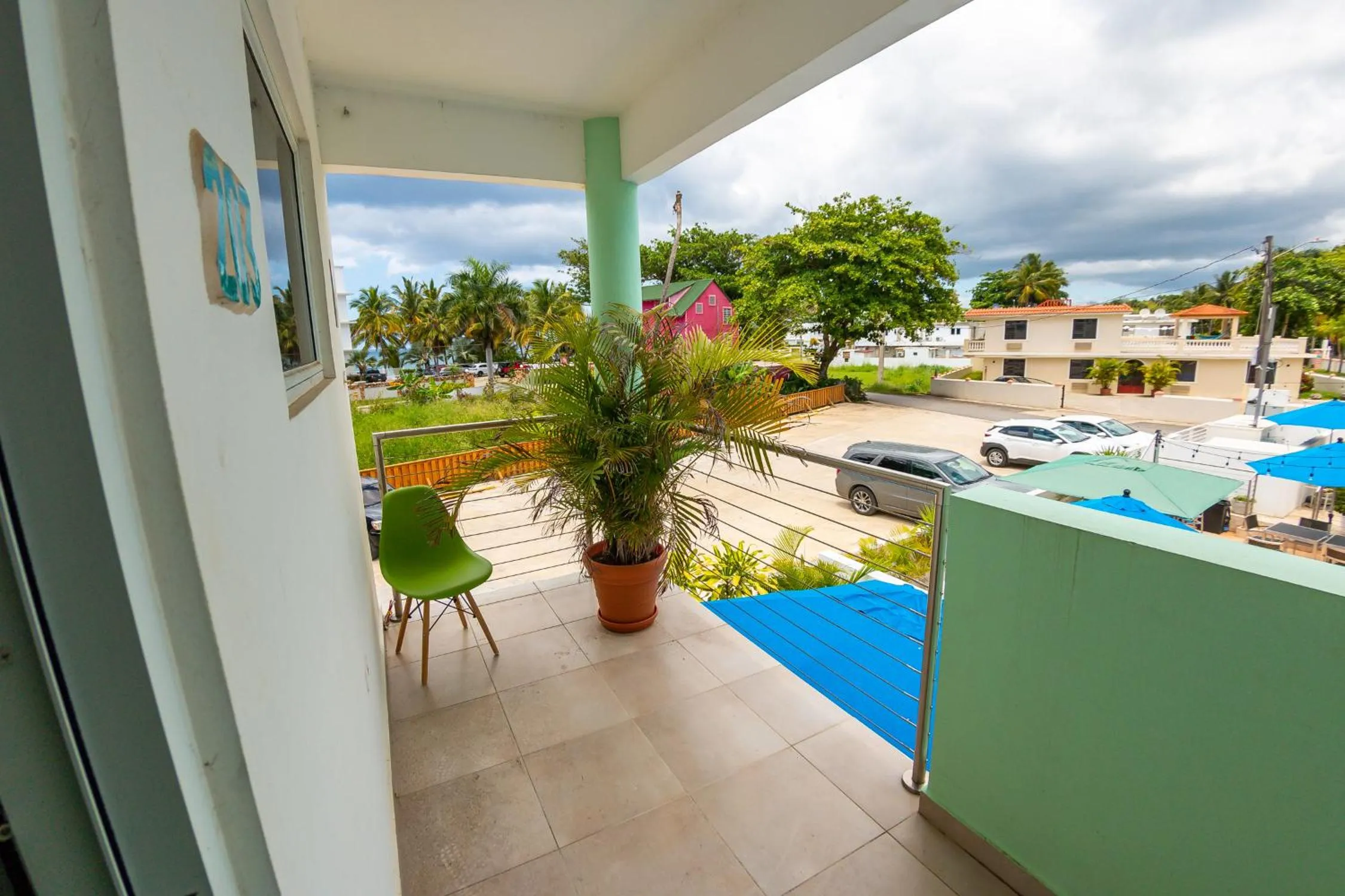 Balcony/Terrace in Casa Verde Hotel - Steps to the Beach, Pool, Restaurant & Bar